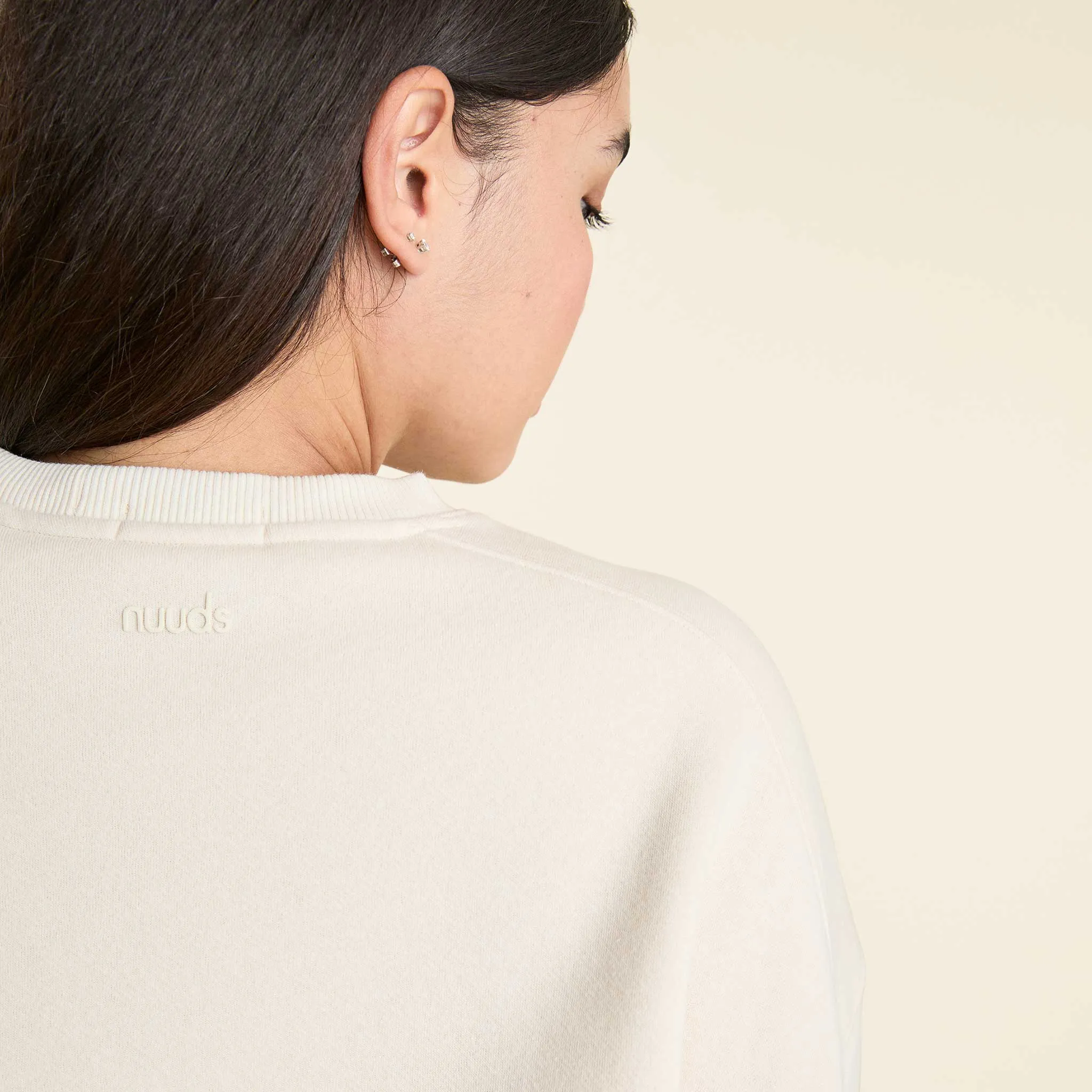 Classic Crewneck Sweatshirt | Bone sold by nuuds product image thumbnail 5