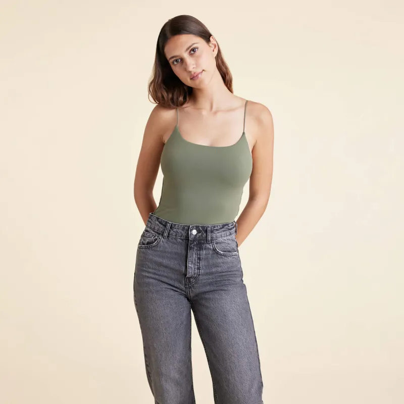 Cami Bodysuit | Olive sold by nuuds