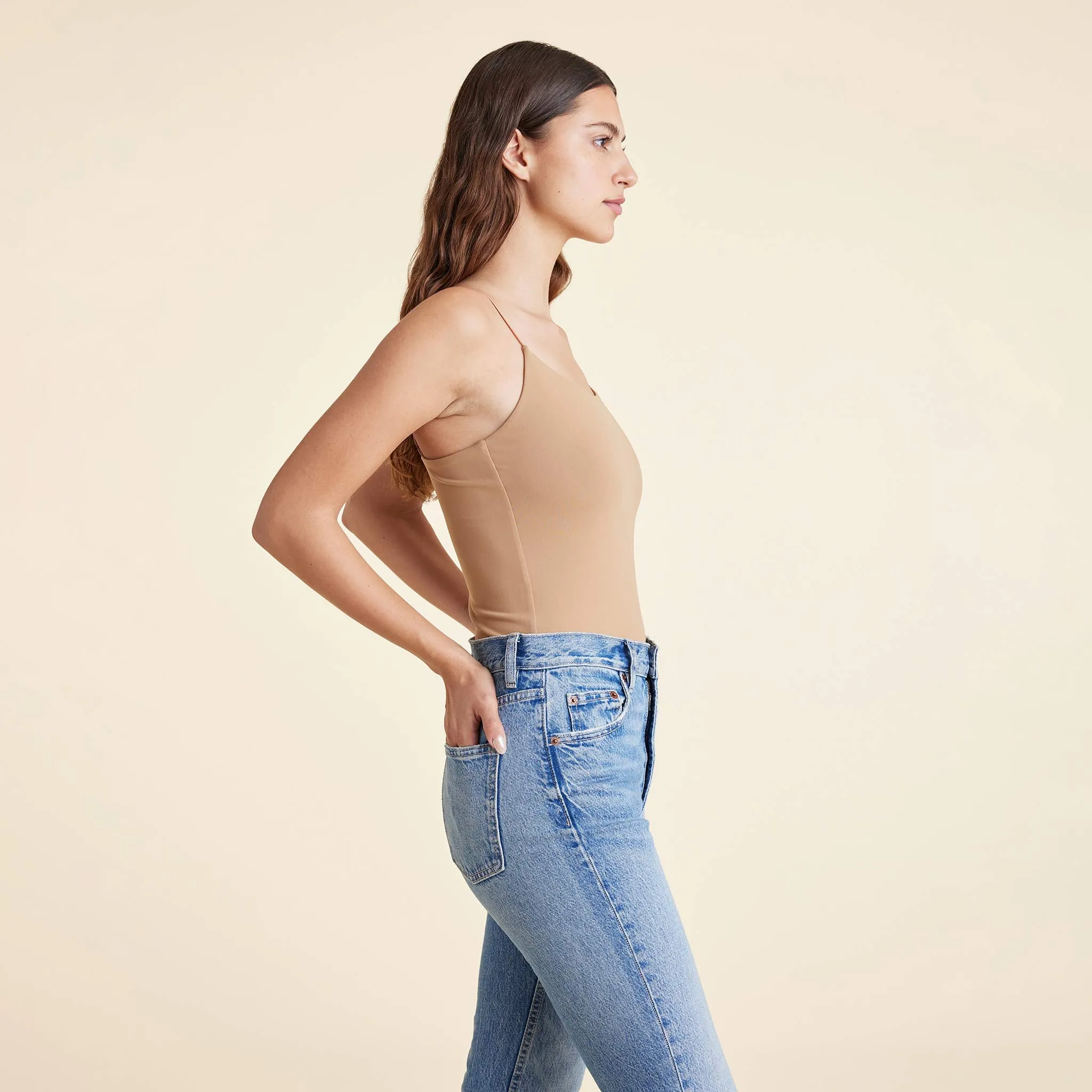 Cami Bodysuit | Cinnamon sold by nuuds product image thumbnail 3