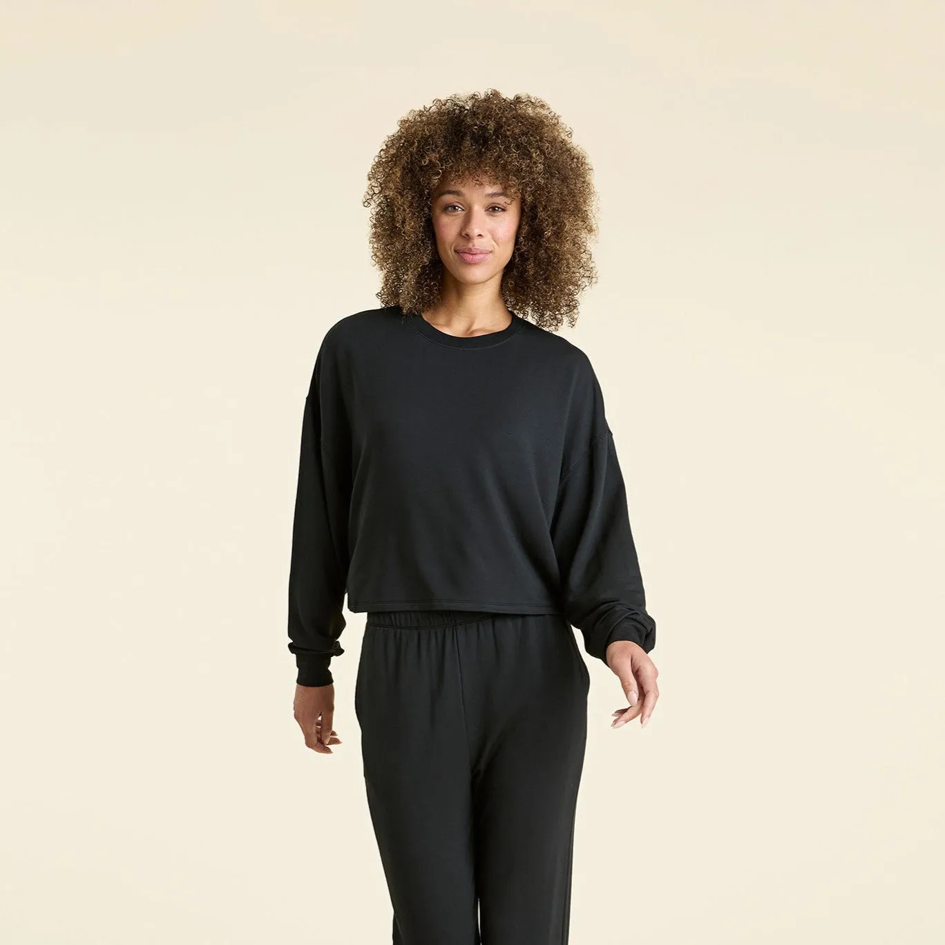 Lightweight Lounge Set | Black sold by nuuds