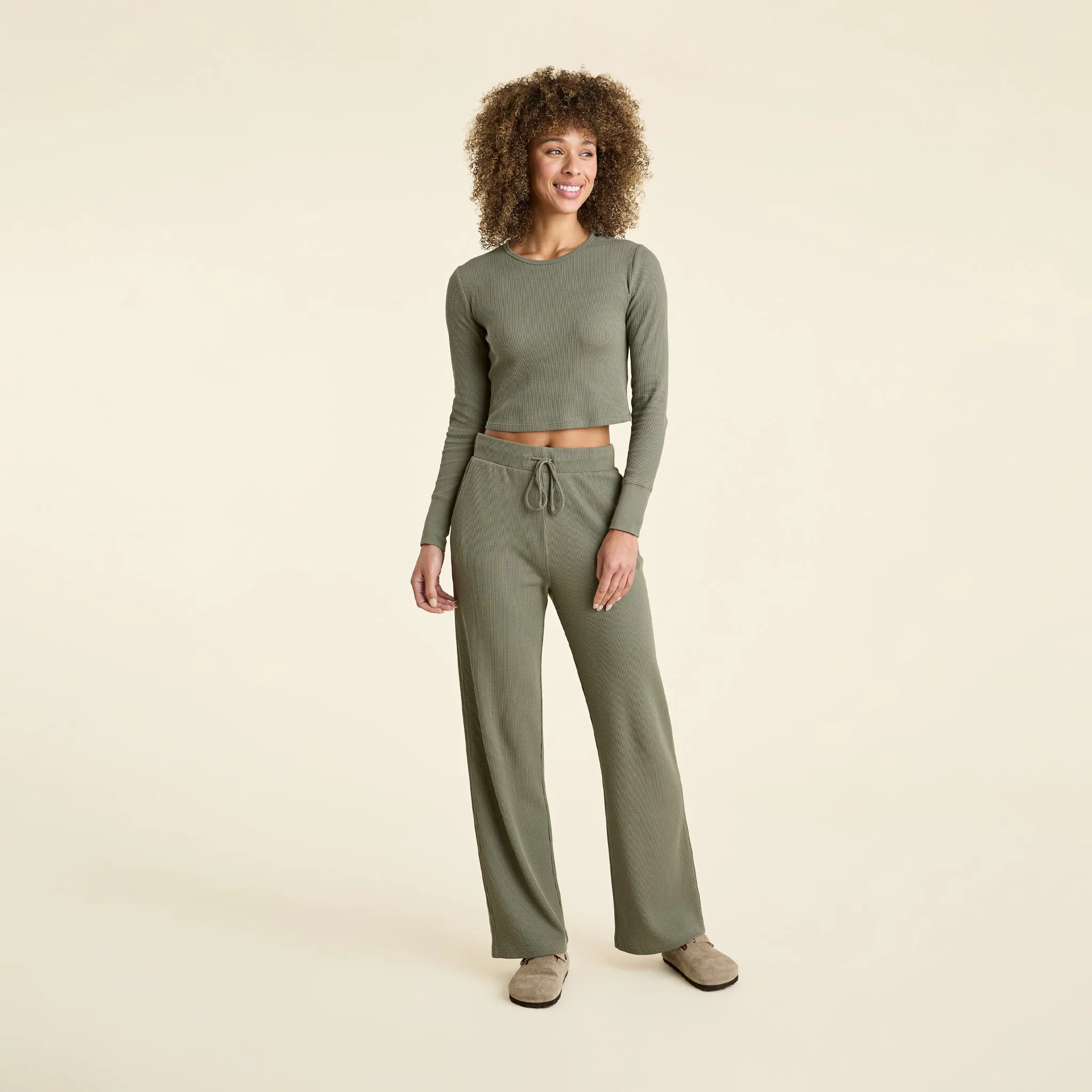 Micro Waffle Set | Olive sold by nuuds product image thumbnail 2