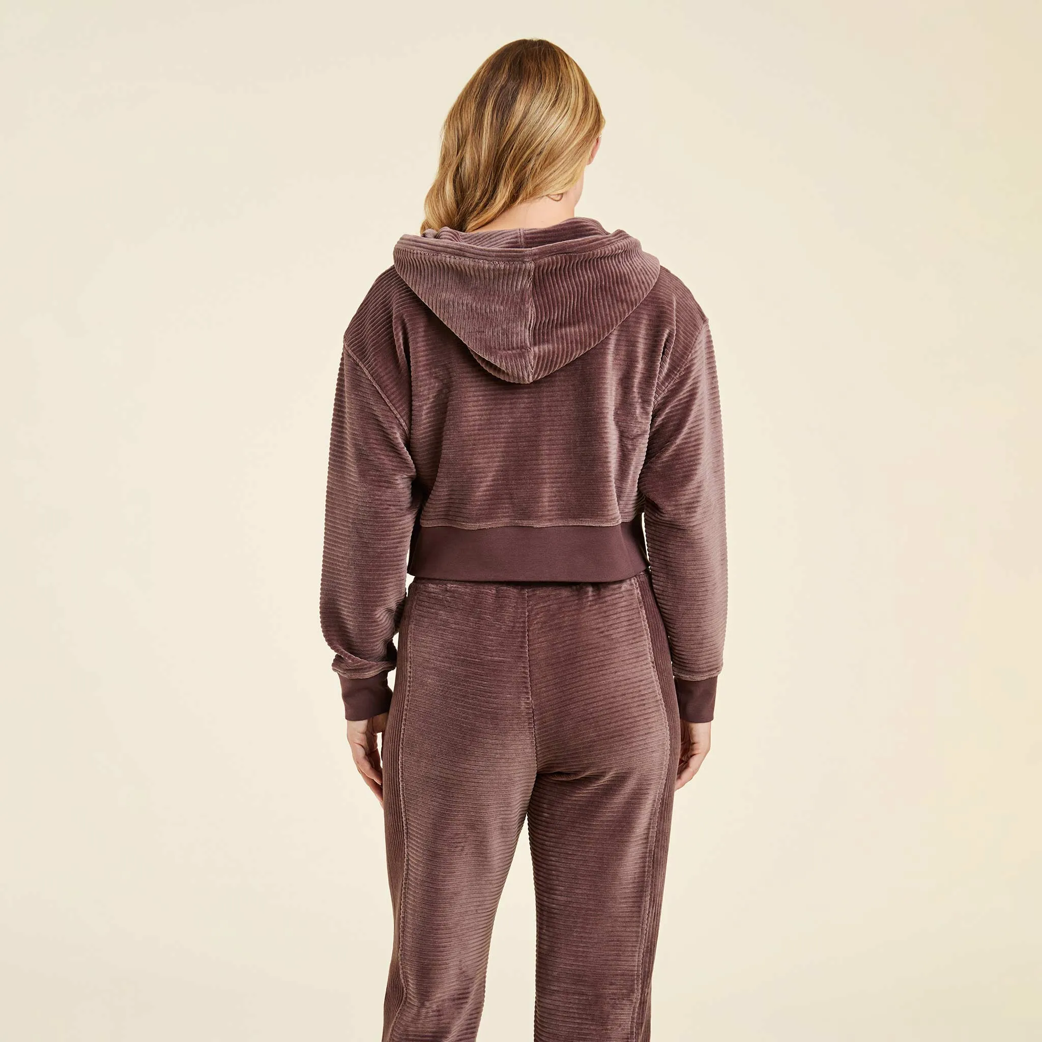Textured Zip Hoodie | Coffee sold by nuuds product image thumbnail 4