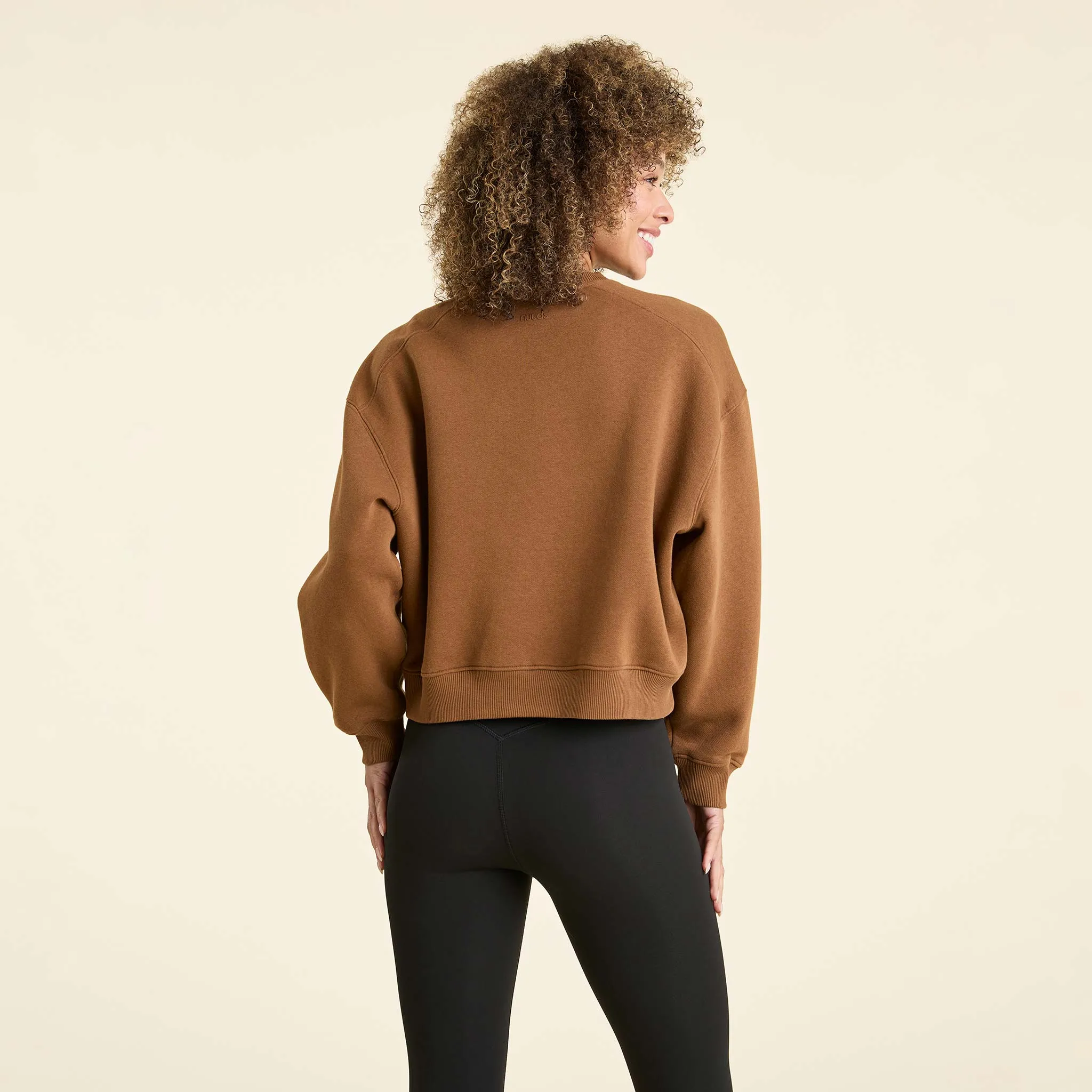 Classic Crewneck Sweatshirt | Chocolate sold by nuuds product image thumbnail 4
