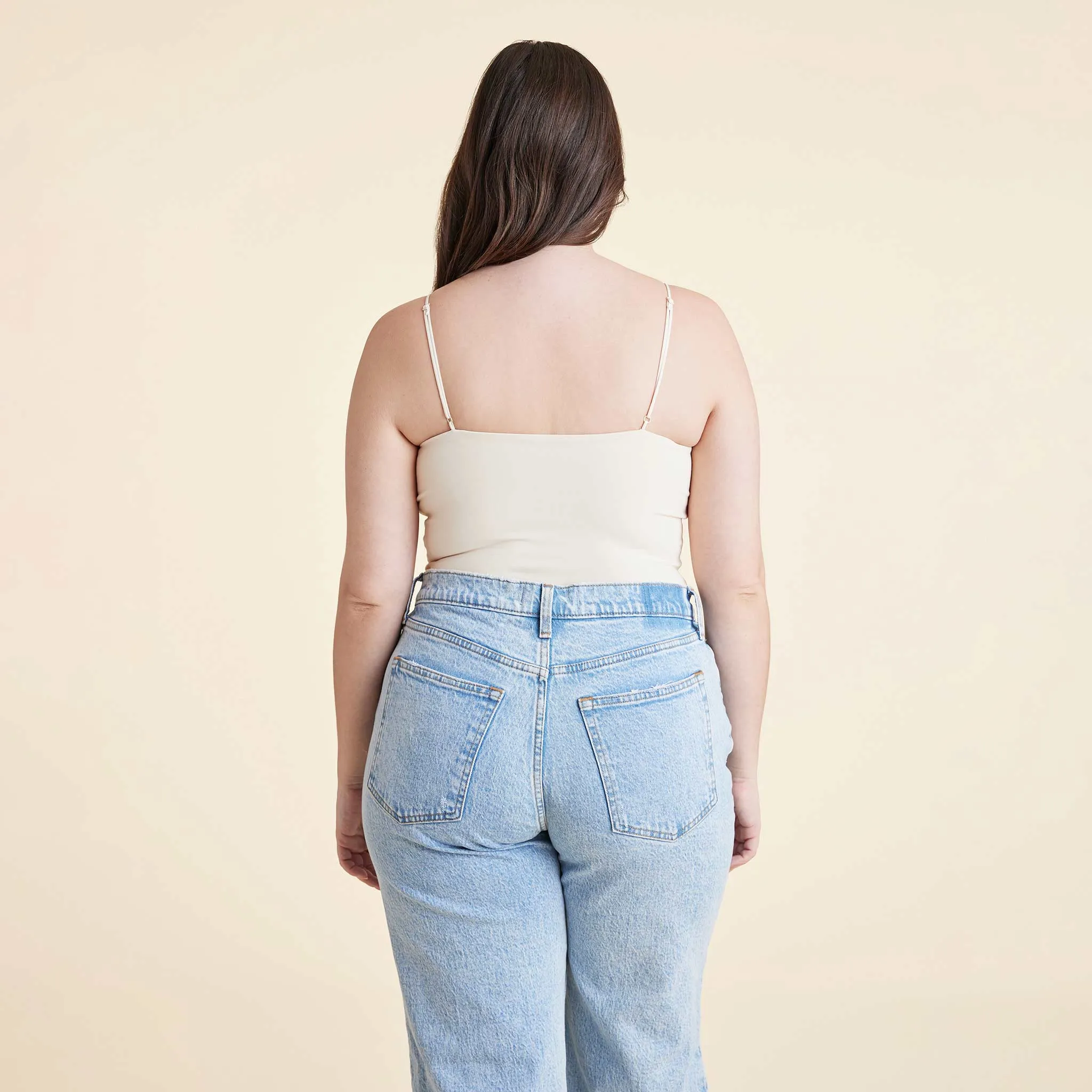 Cami Bodysuit | Bone sold by nuuds product image thumbnail 4