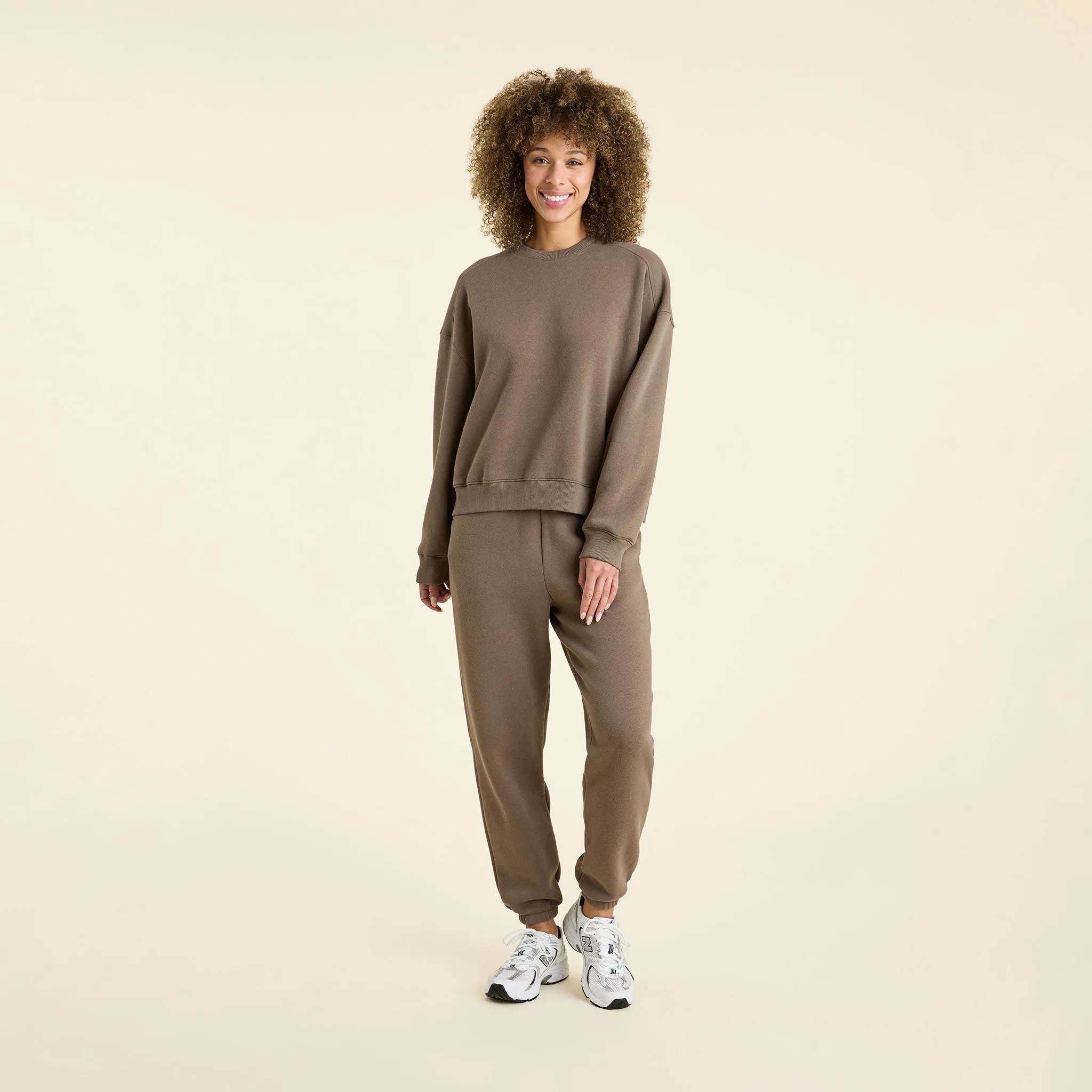 Classic Crewneck Sweatshirt | Mocha sold by nuuds product image thumbnail 2