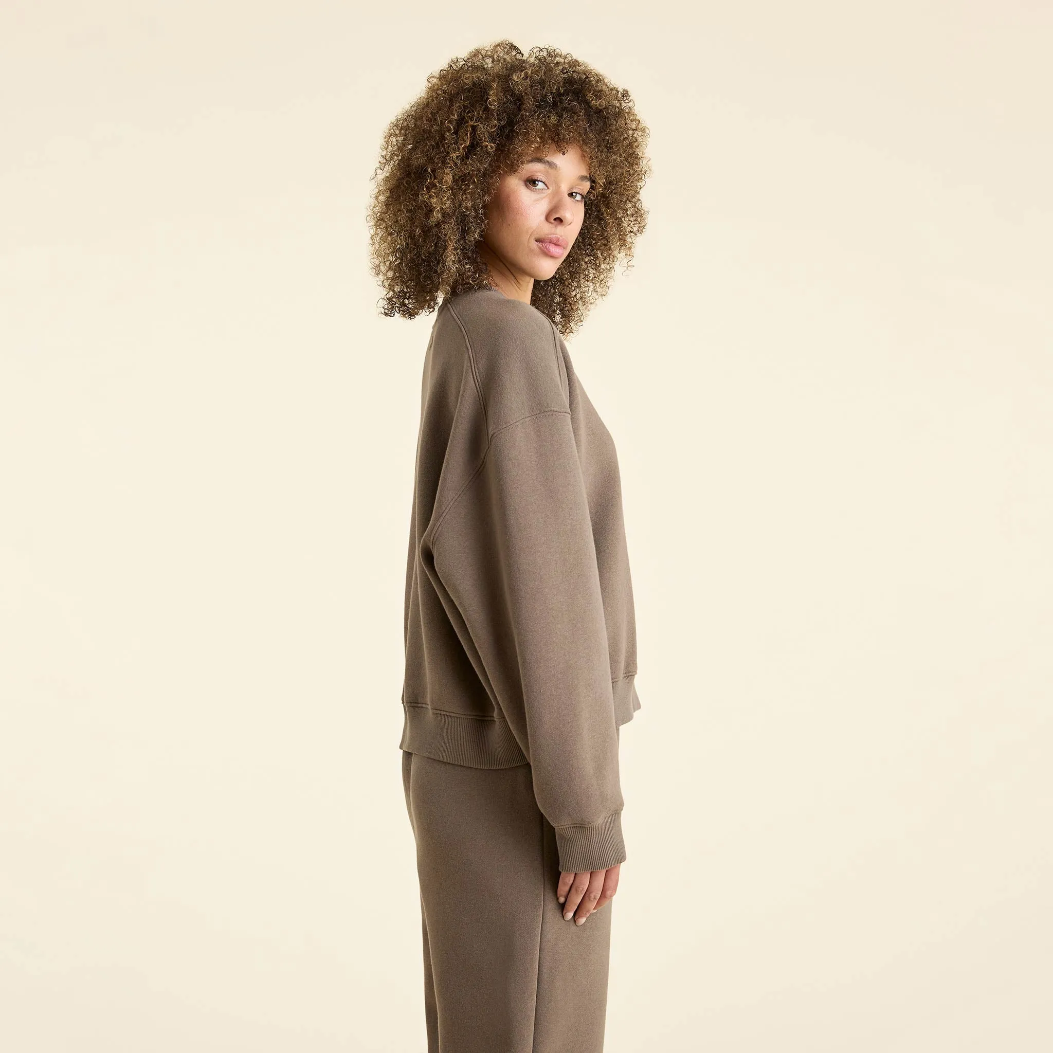 Classic Crewneck Sweatshirt | Mocha sold by nuuds product image thumbnail 3