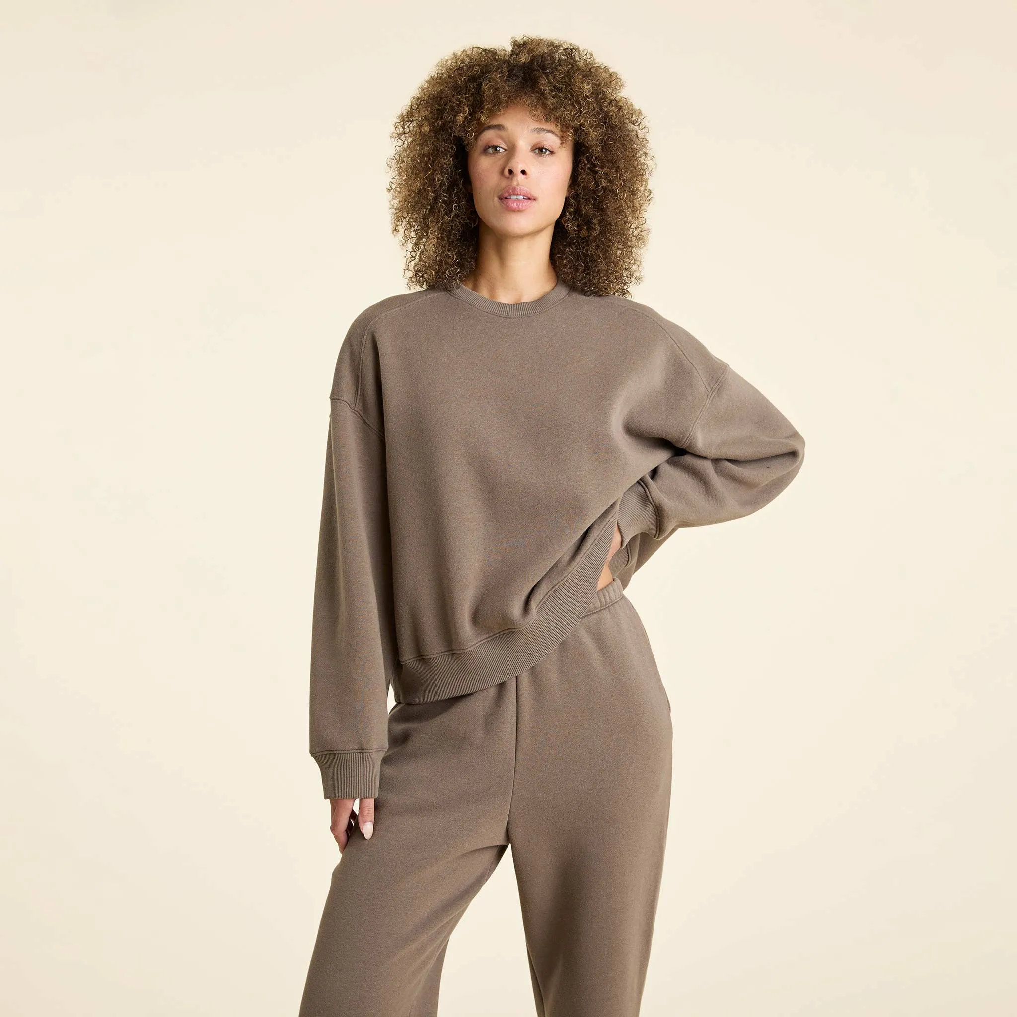 Classic Crewneck Sweatshirt | Mocha sold by nuuds
