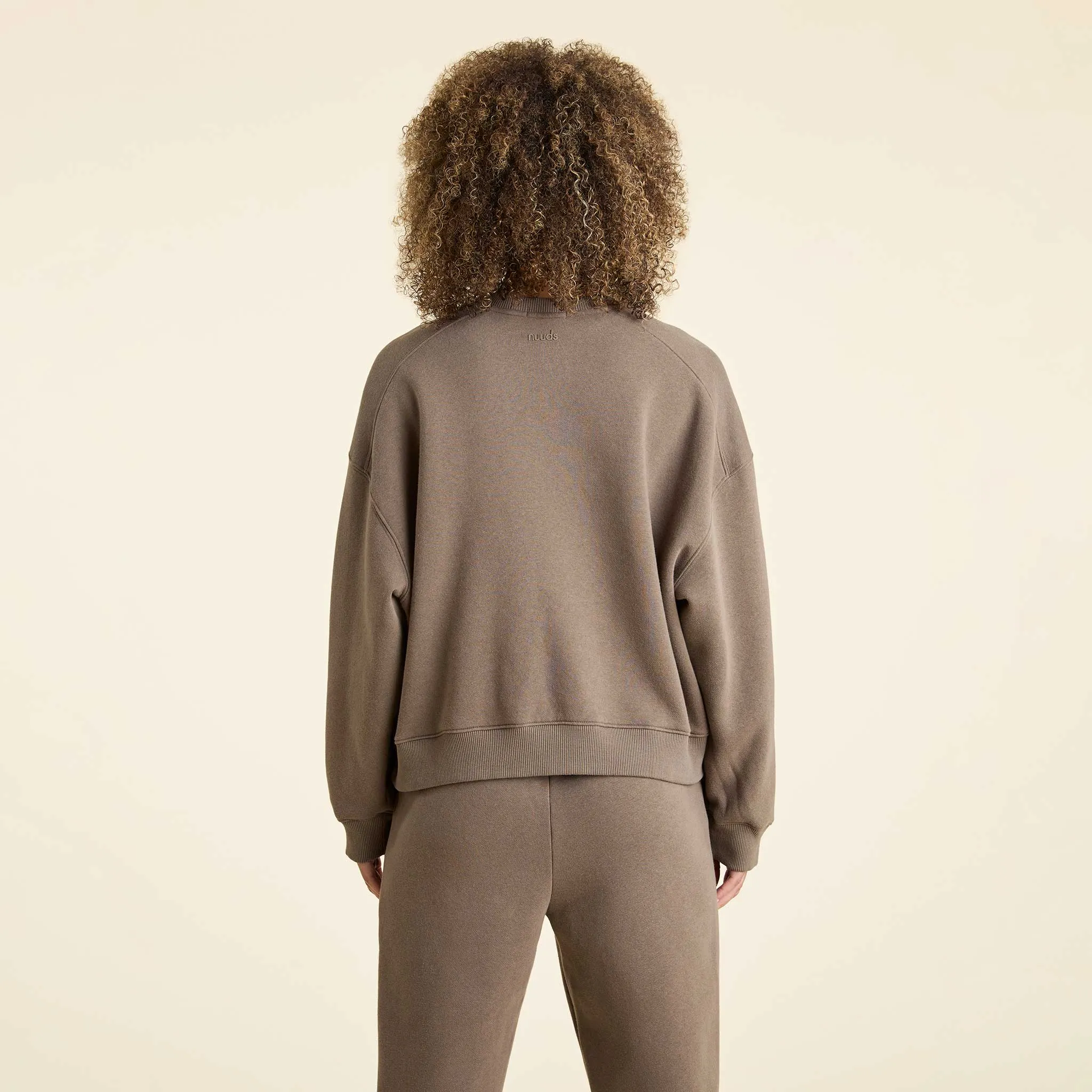 Classic Crewneck Sweatshirt | Mocha sold by nuuds product image thumbnail 4