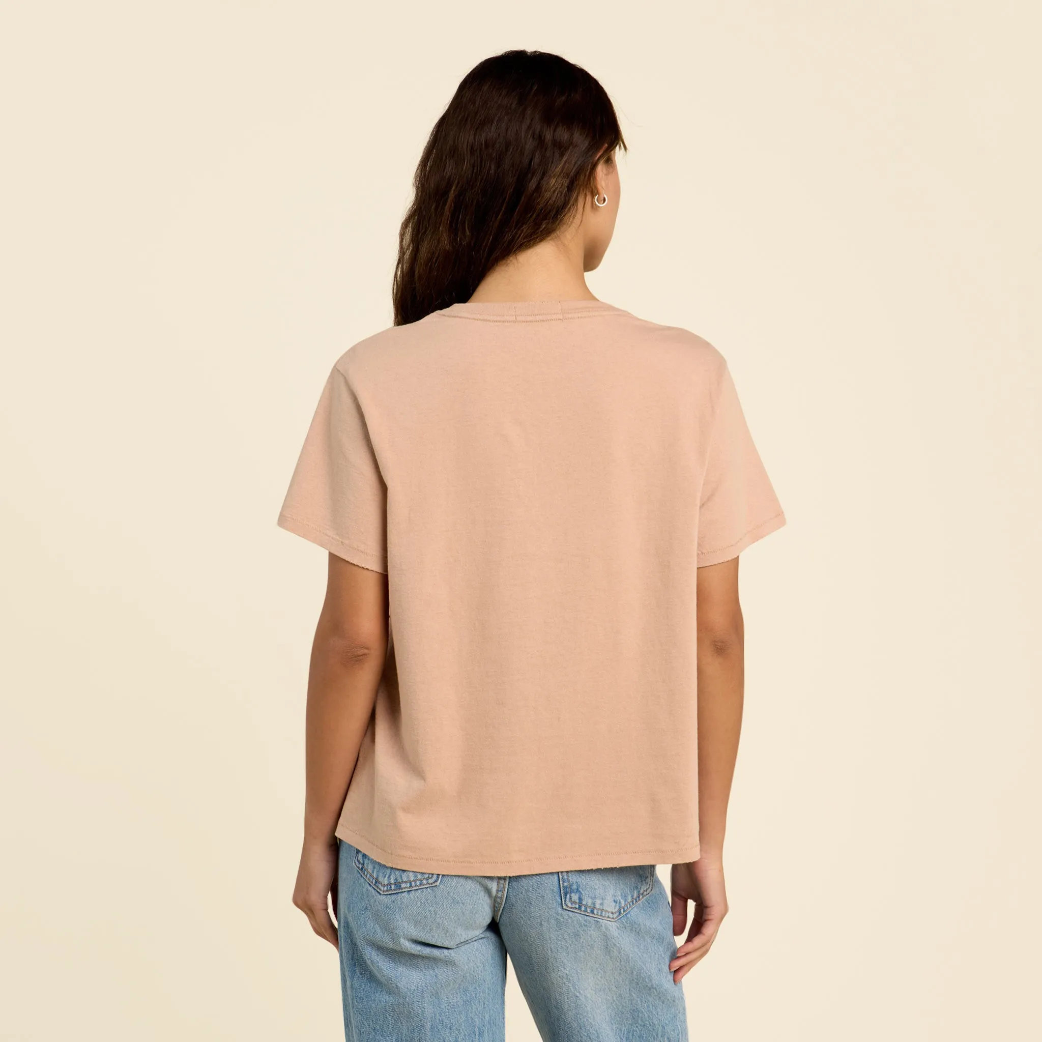 Vintage Cotton Everyday T-Shirt | Sand sold by nuuds product image thumbnail 4