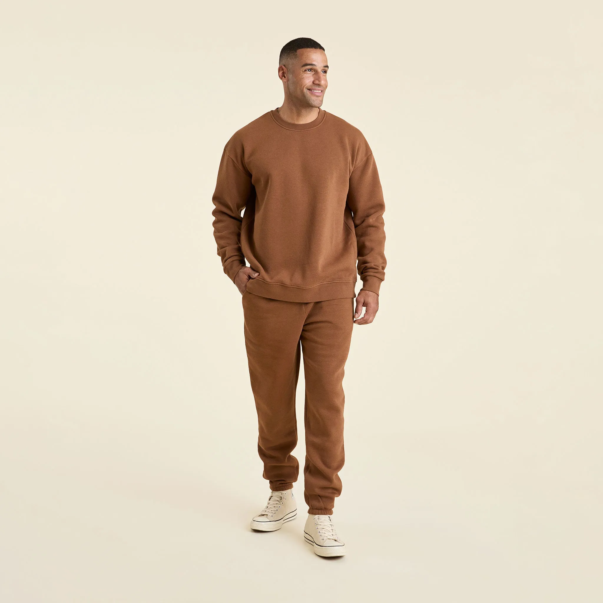 Men's Classic Crewneck Sweatshirt | Chocolate sold by nuuds product image thumbnail 2