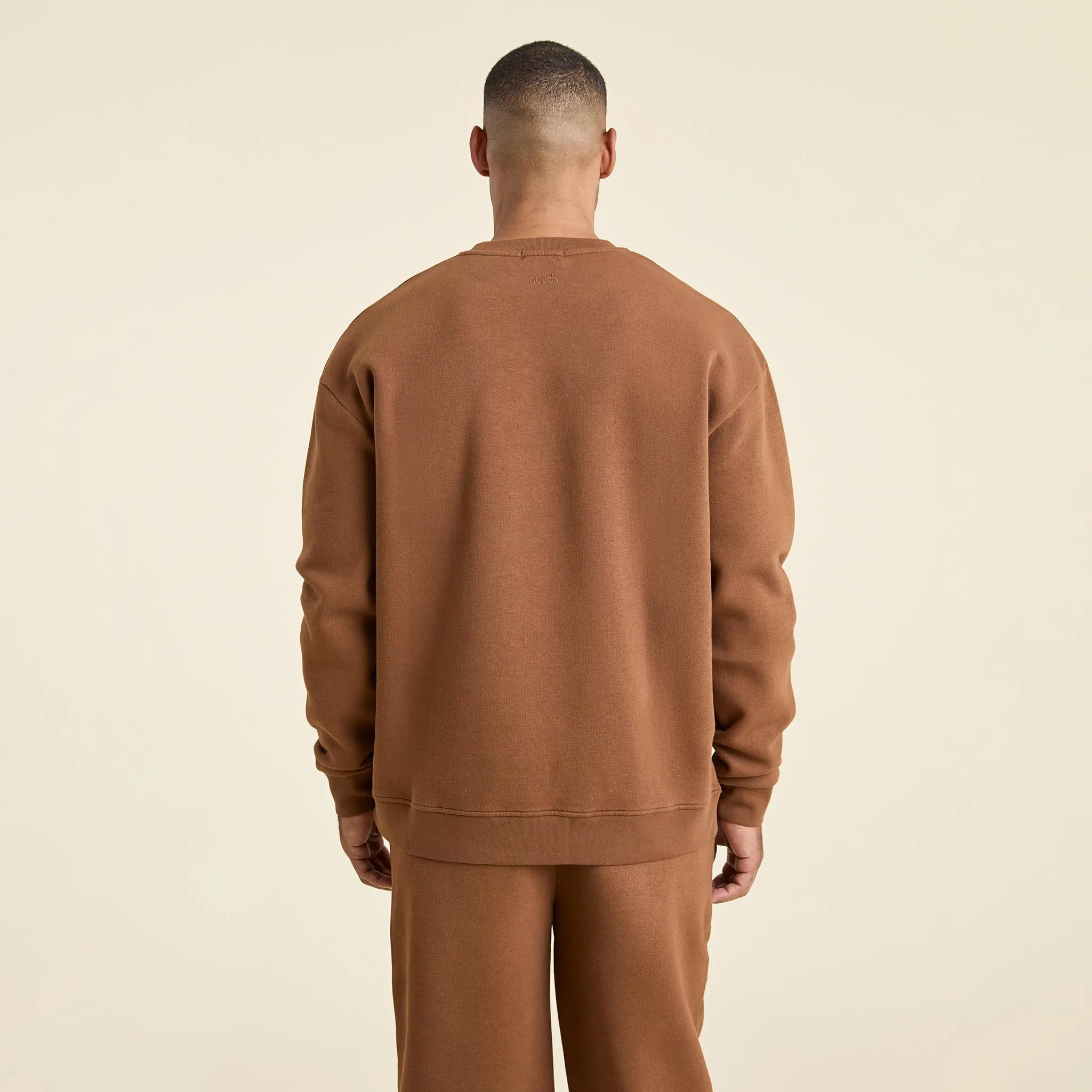 Men's Classic Crewneck Sweatshirt | Chocolate sold by nuuds product image thumbnail 4