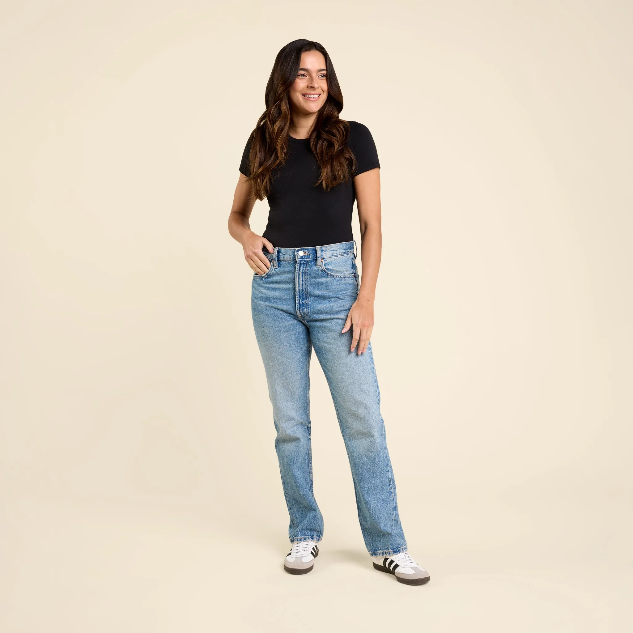 Short Sleeve Crewneck Bodysuit | Black sold by nuuds product image thumbnail 2