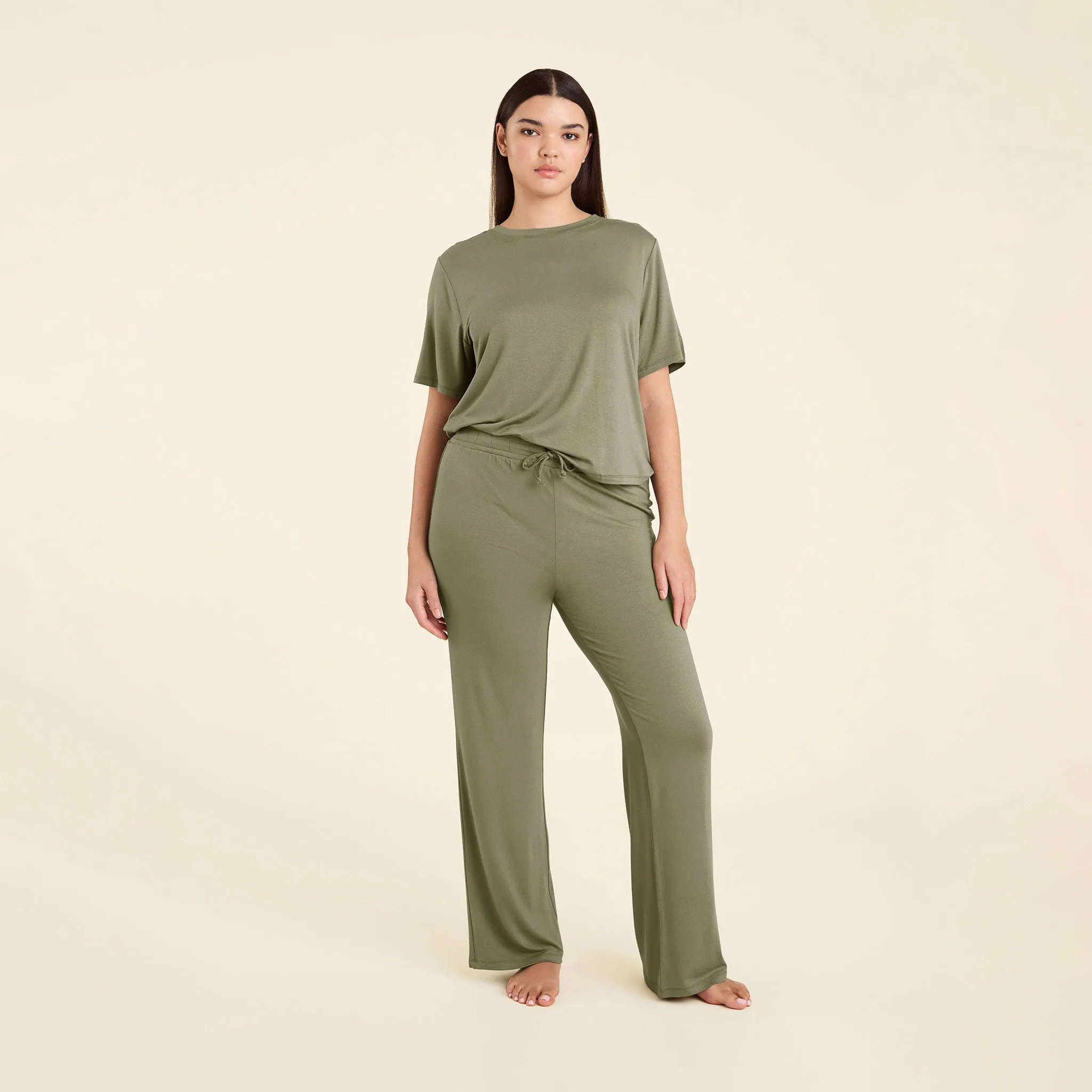 Pajama Set | Olive sold by nuuds product image thumbnail 2