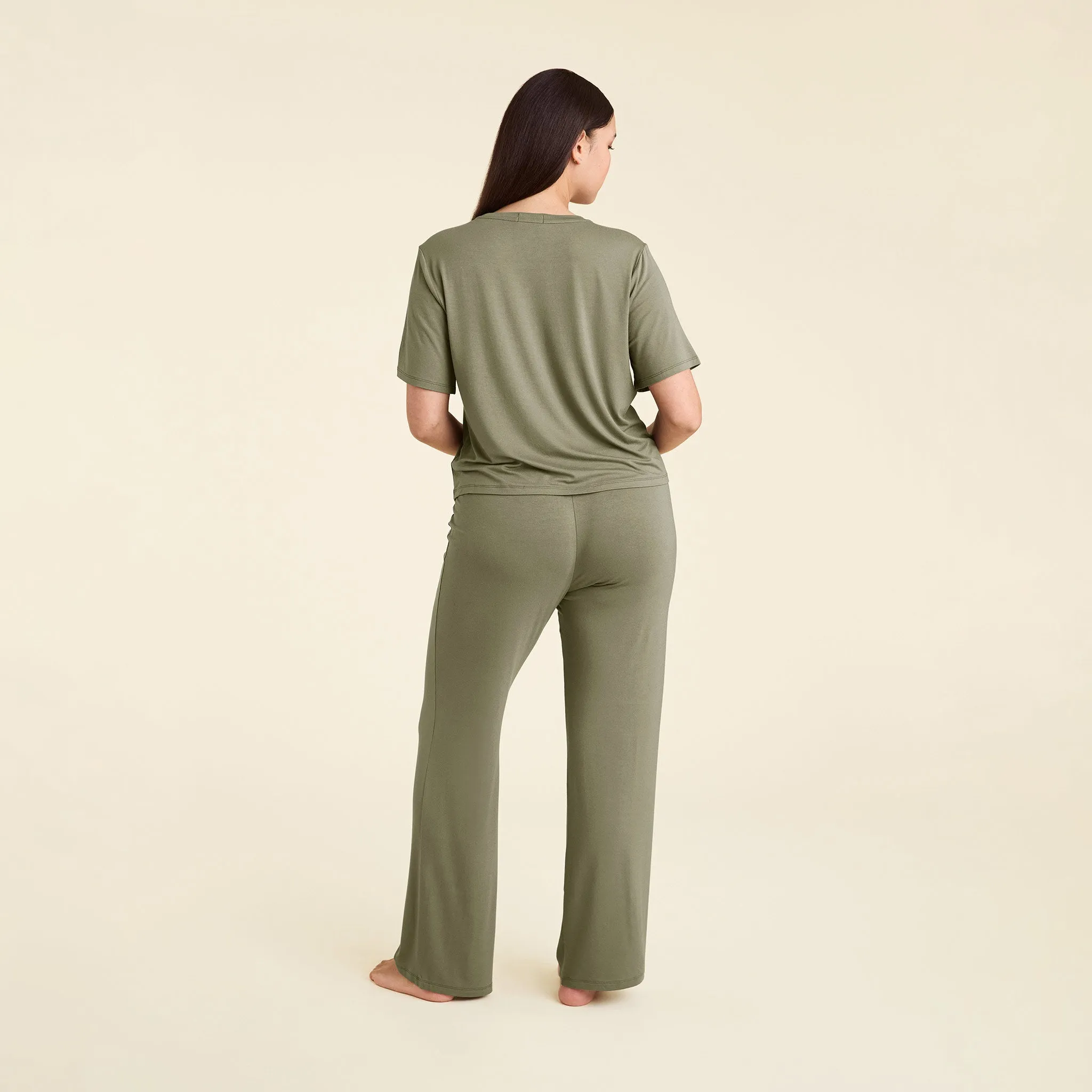 Pajama Set | Olive sold by nuuds product image thumbnail 4