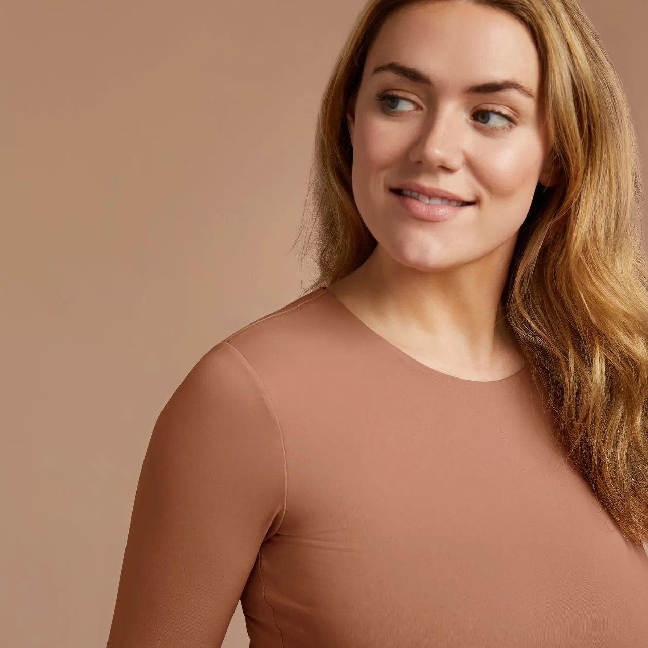 Seamless Long Sleeve Shirt | Clay sold by nuuds product image thumbnail 5
