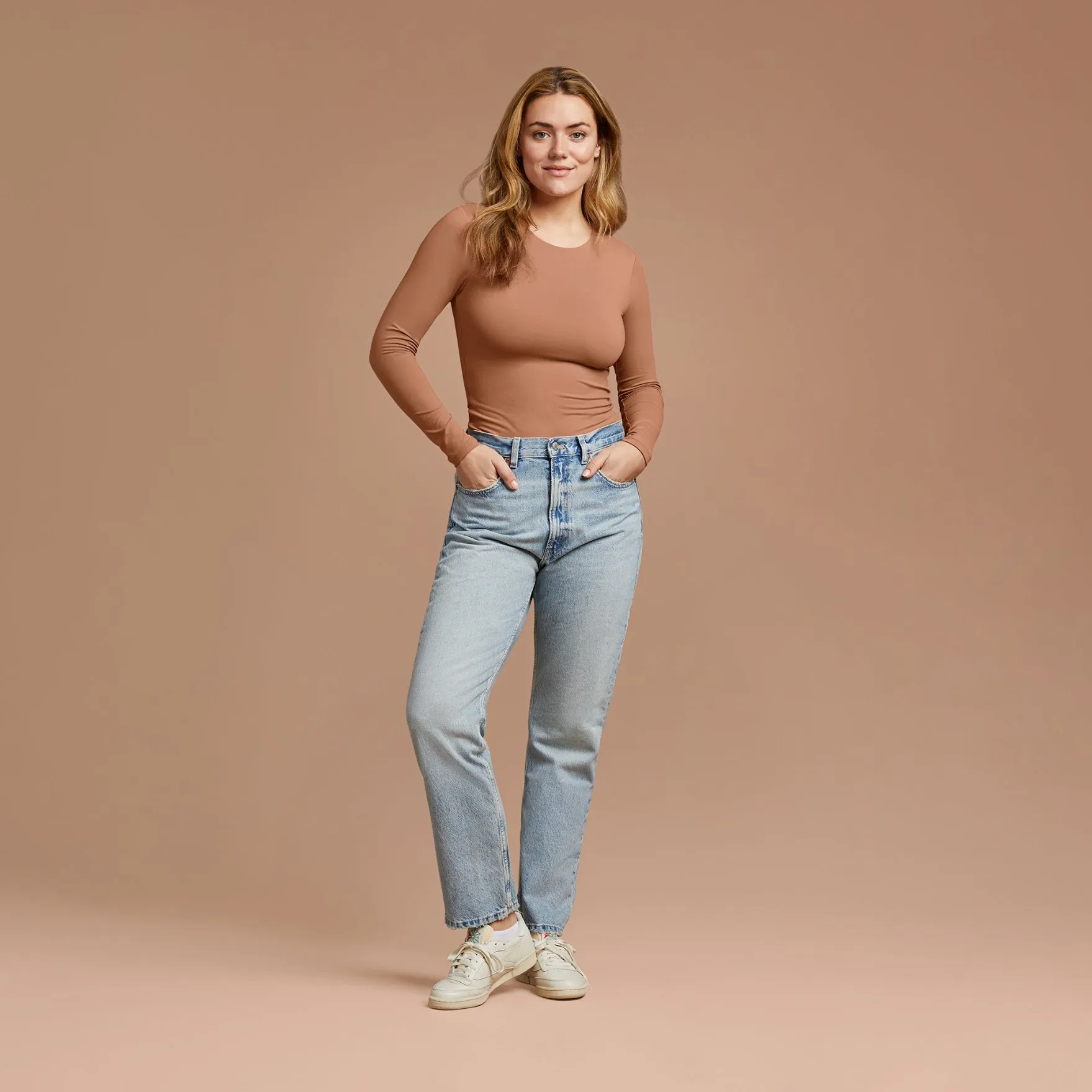 Seamless Long Sleeve Shirt | Clay sold by nuuds product image thumbnail 2