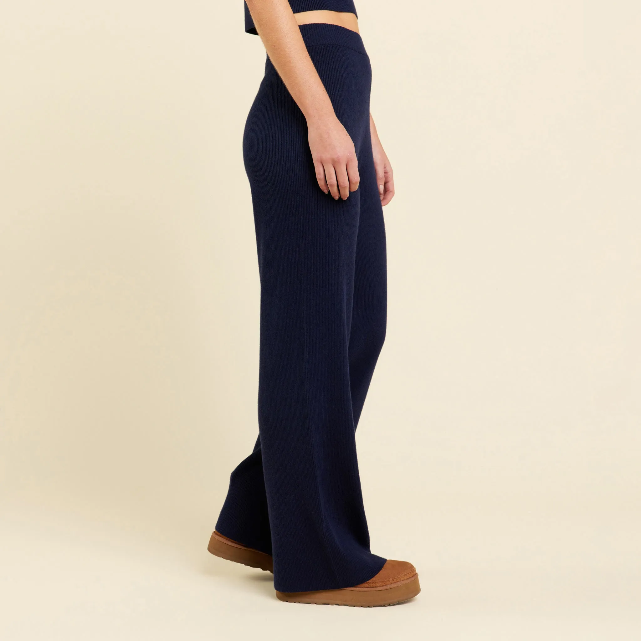 Ribbed Sweater Wide Leg Pant sold by nuuds product image thumbnail 2
