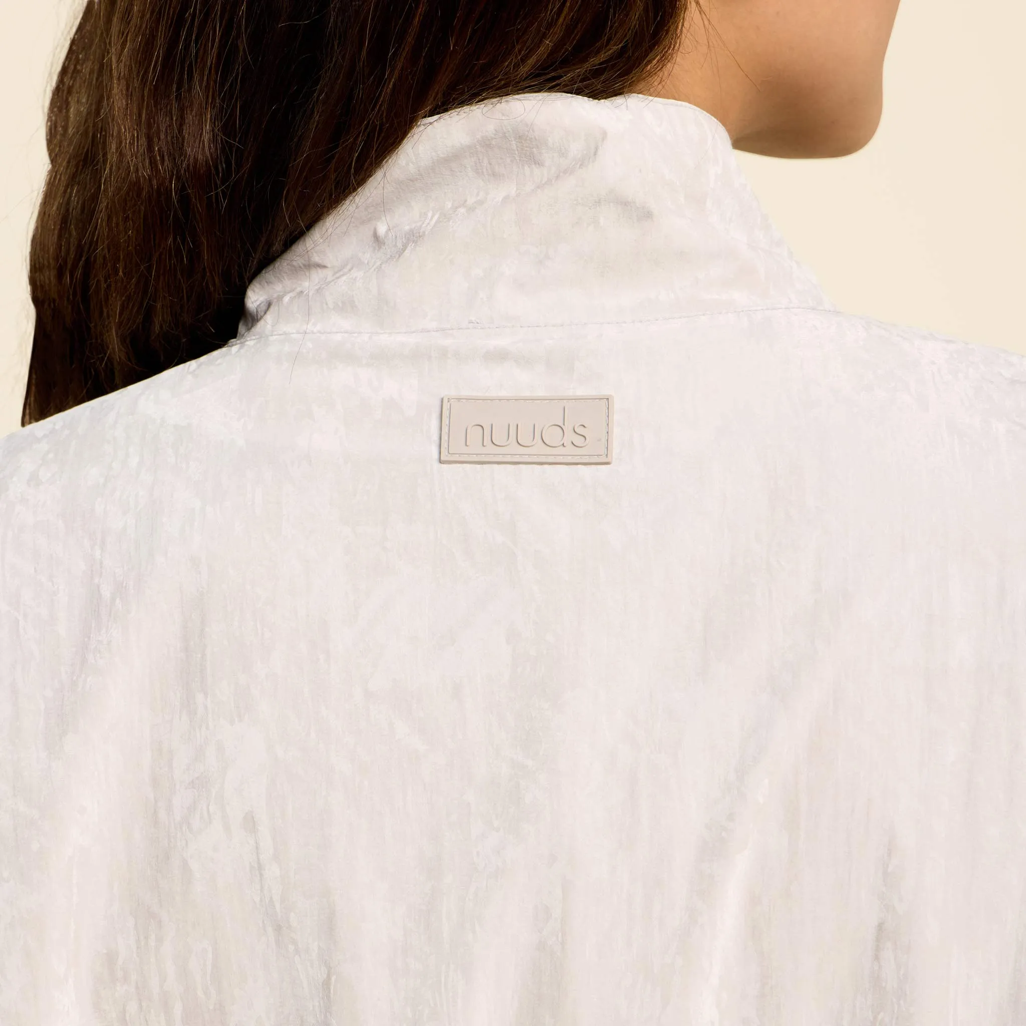 Retro Windbreaker | Pebble sold by nuuds product image thumbnail 5