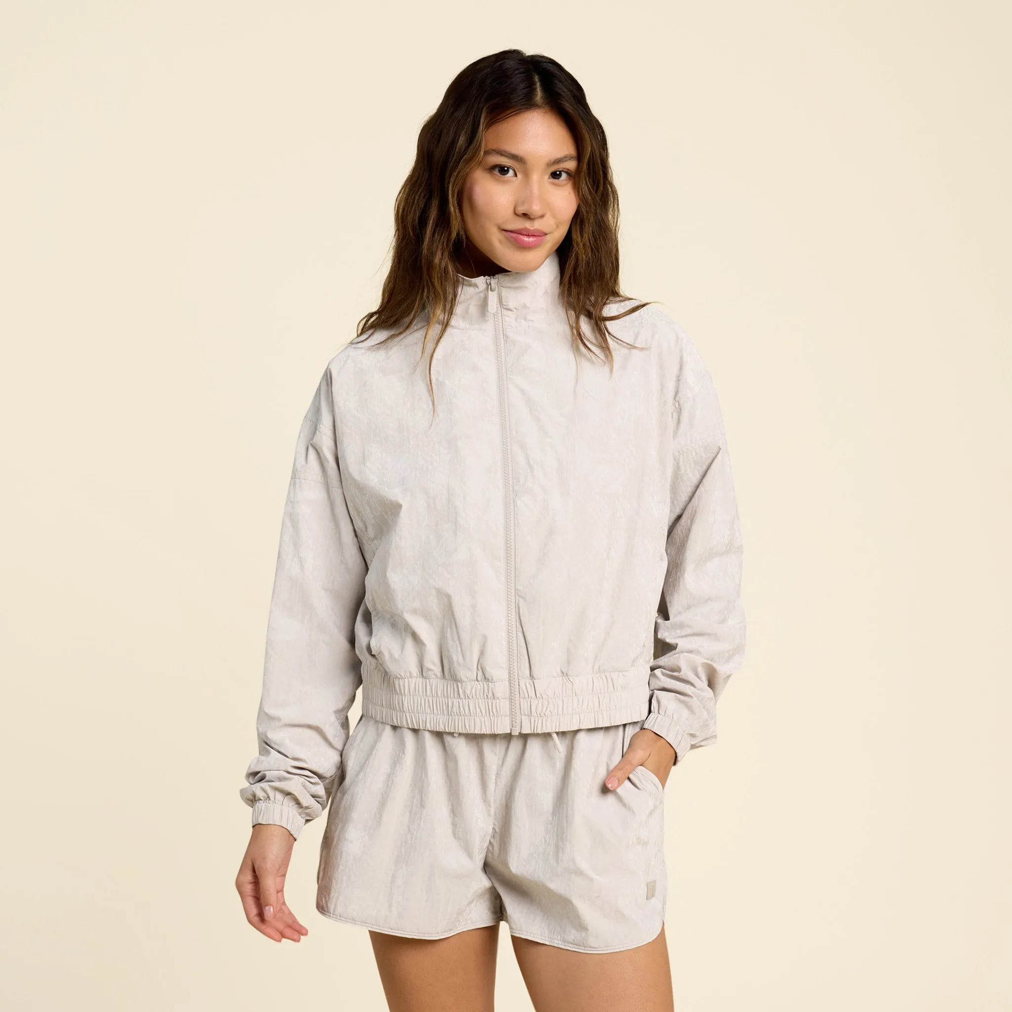 Retro Windbreaker | Pebble sold by nuuds