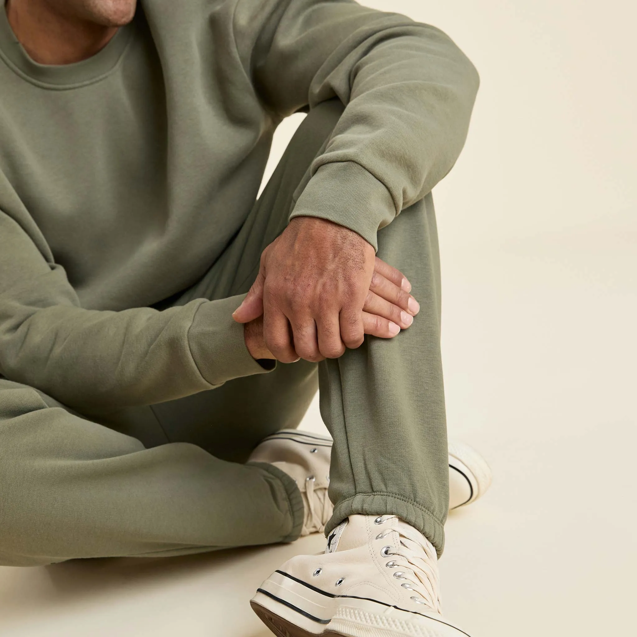 Men's Classic Sweatpants | Olive sold by nuuds product image thumbnail 4