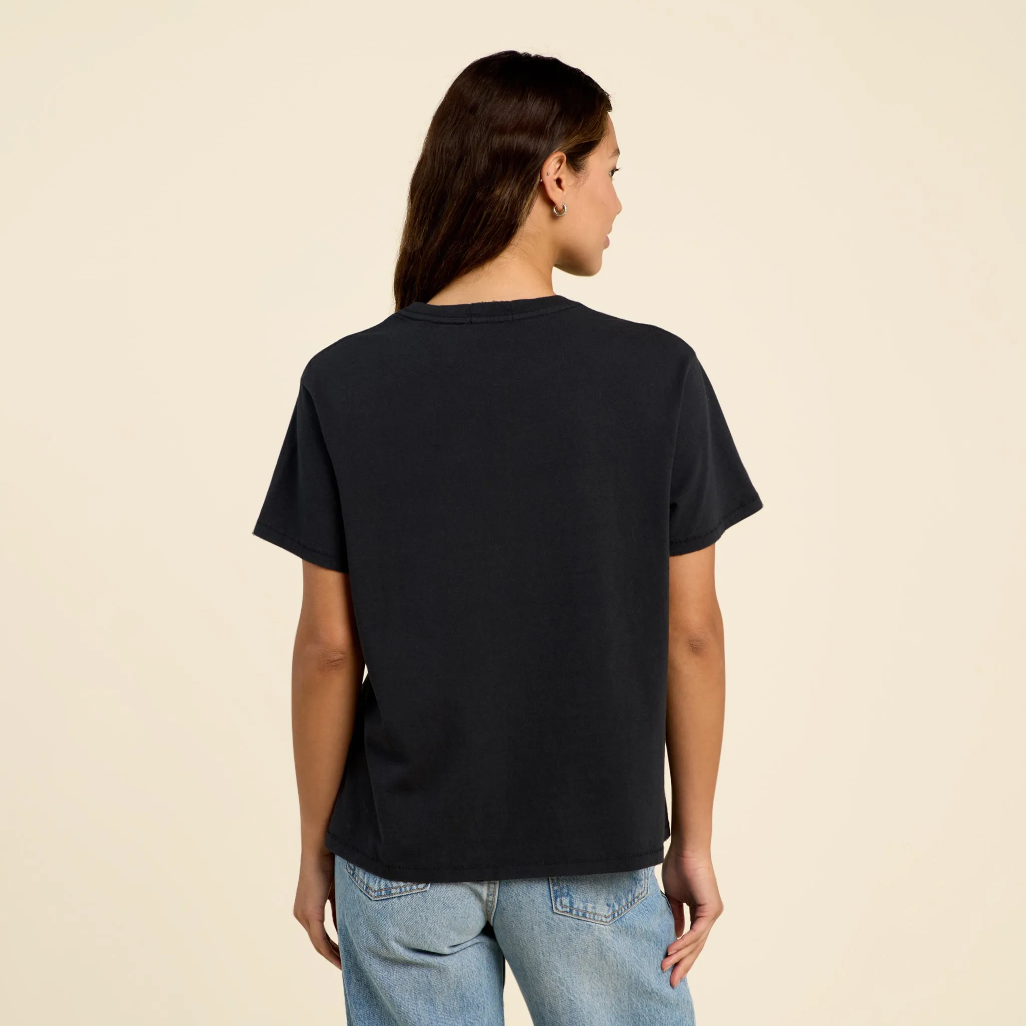 Vintage Cotton Everyday T-Shirt | Black sold by nuuds product image thumbnail 4