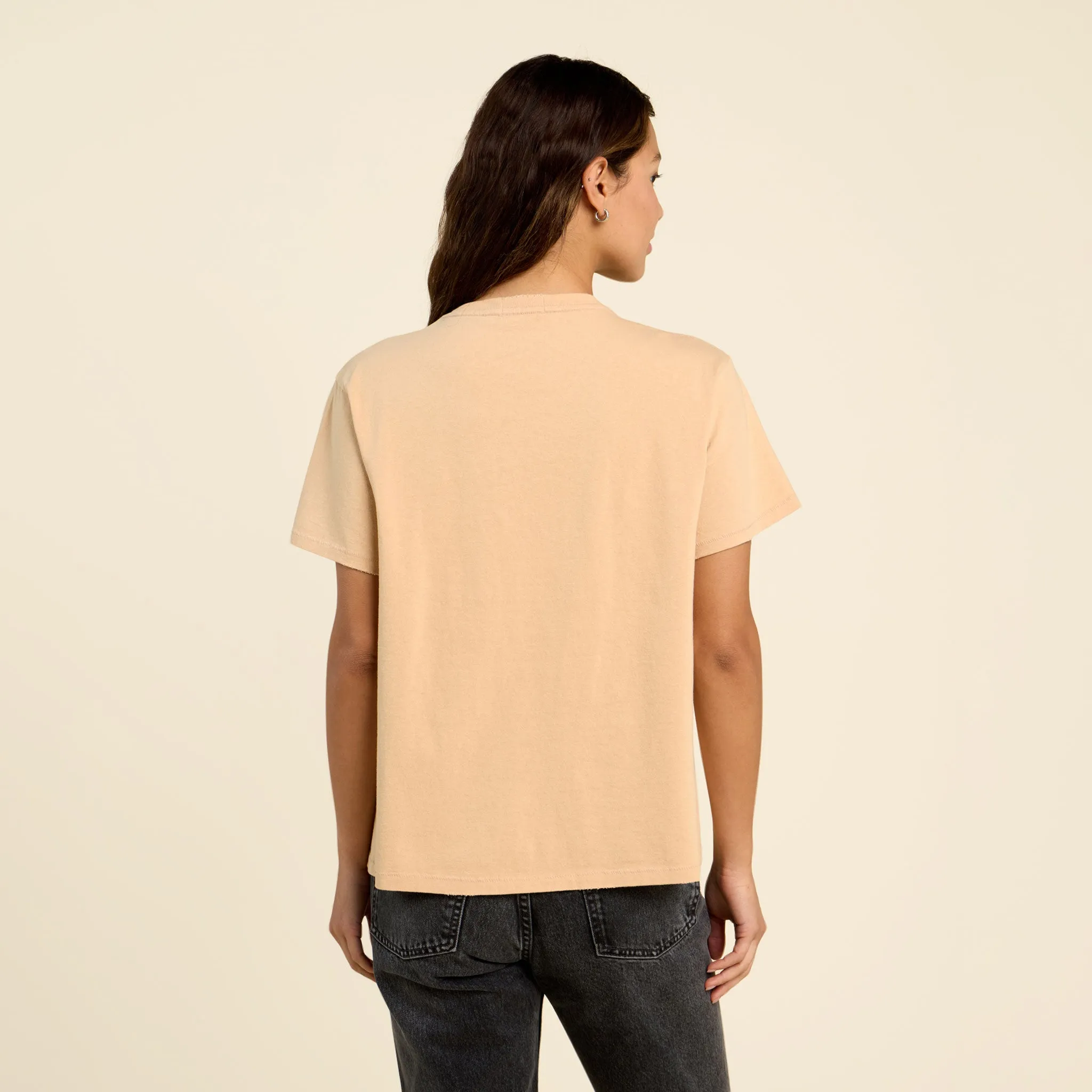 Vintage Cotton Everyday T-Shirt | Oat sold by nuuds product image thumbnail 4