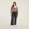 Long Sleeve Scoop Neck Bodysuit | Mocha sold by nuuds