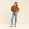 Vintage Cotton Cropped Tee | Chocolate sold by nuuds