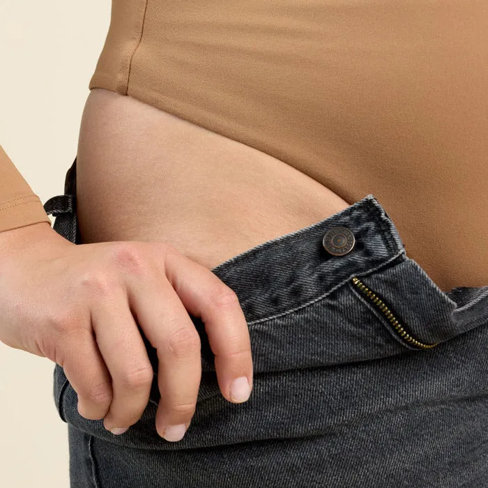 Long Sleeve Scoop Neck Bodysuit | Cinnamon sold by nuuds product image thumbnail 5