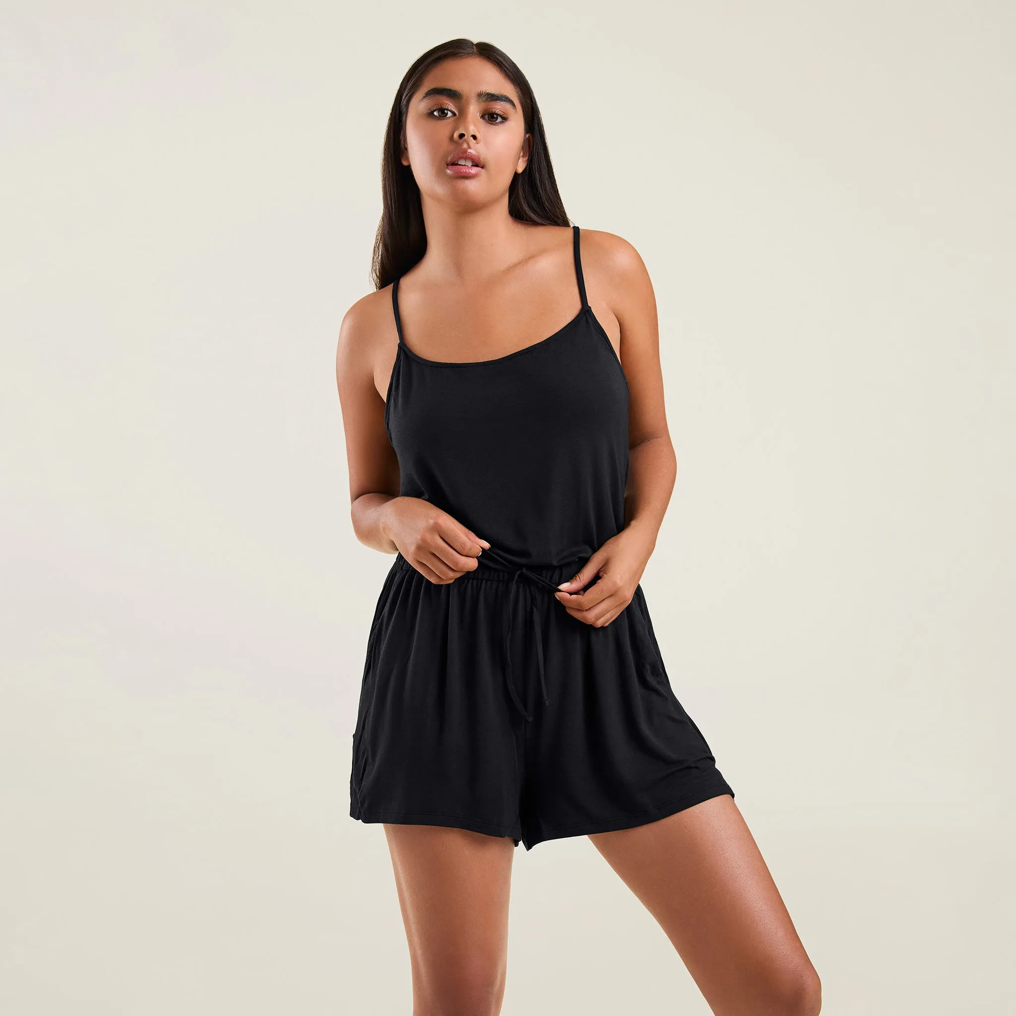 Sleep Romper | Black sold by nuuds product image thumbnail 5