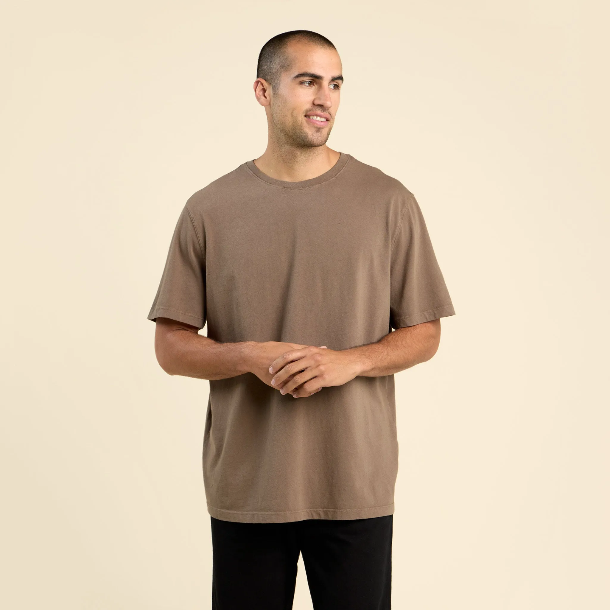 Boxy Tee | Mocha sold by nuuds