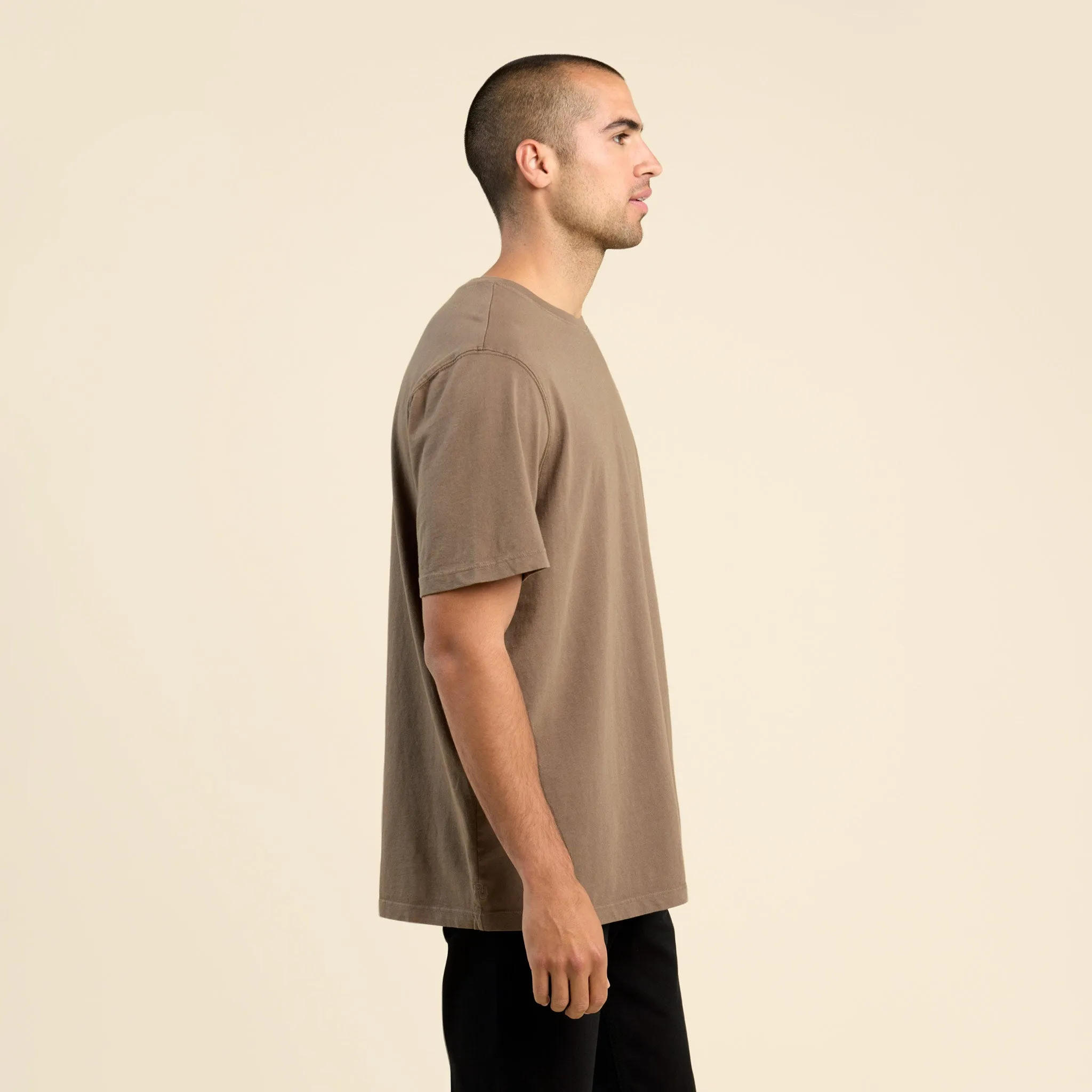 Boxy Tee | Mocha sold by nuuds product image thumbnail 3