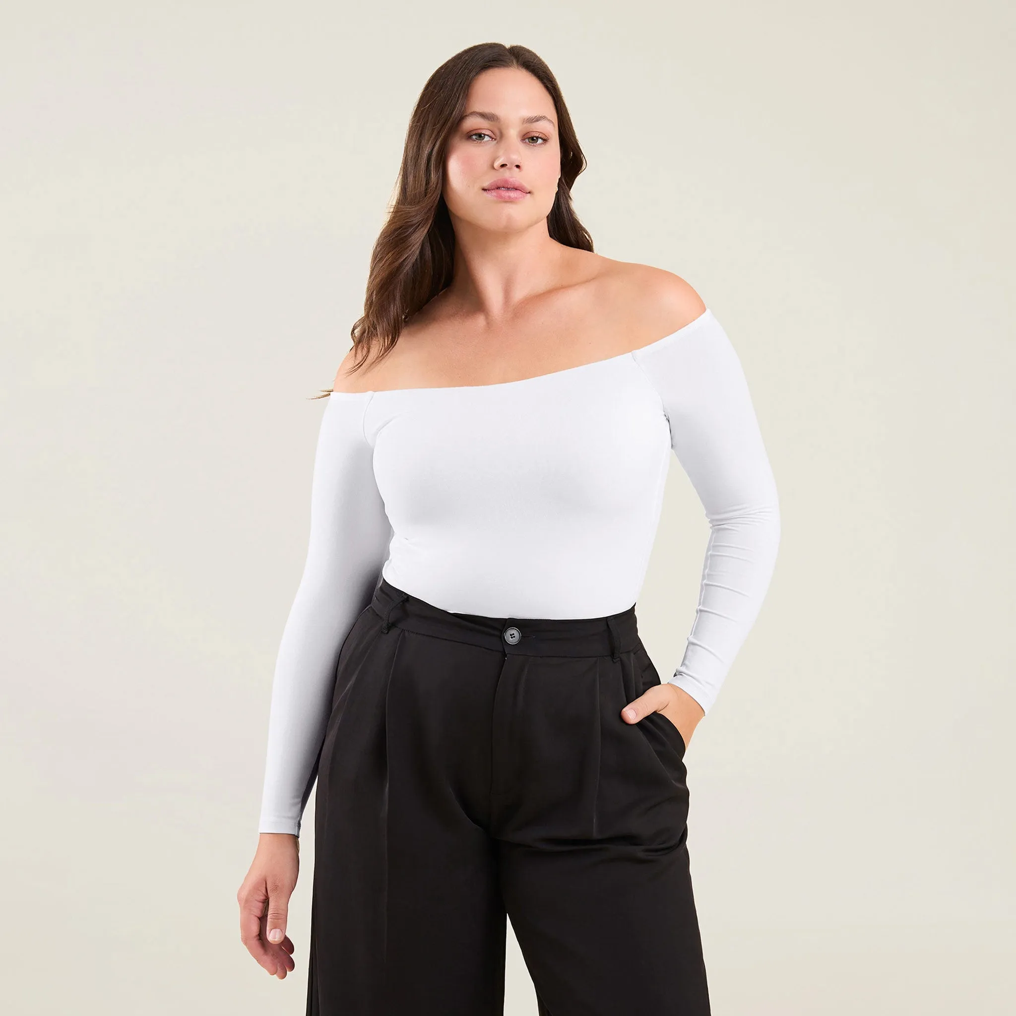 Off The Shoulder Bodysuit sold by nuuds product image thumbnail 5