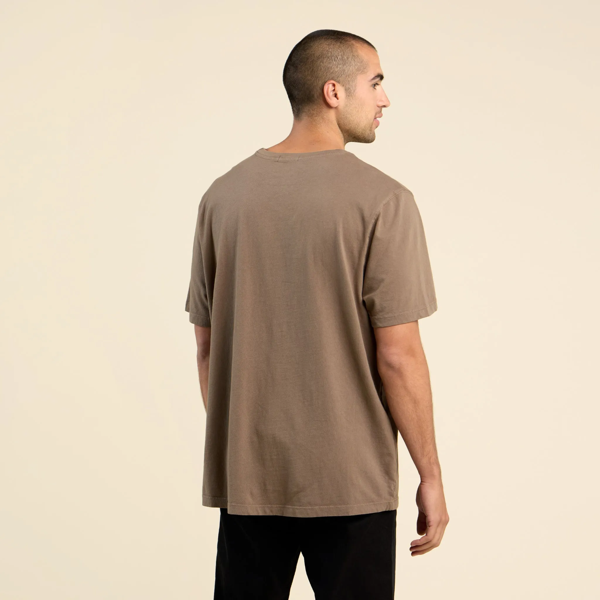 Boxy Tee | Mocha sold by nuuds product image thumbnail 4