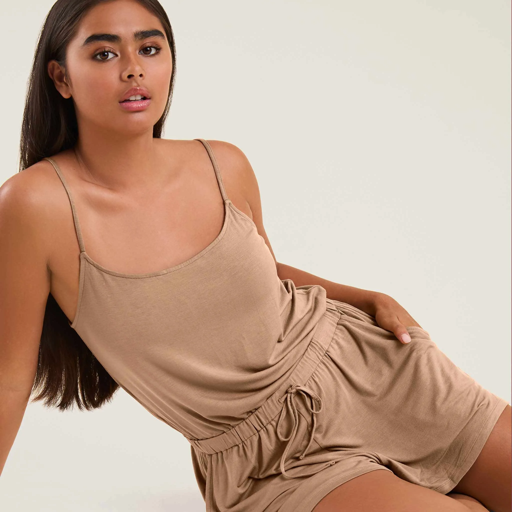 Sleep Romper | Cinnamon sold by nuuds product image thumbnail 5