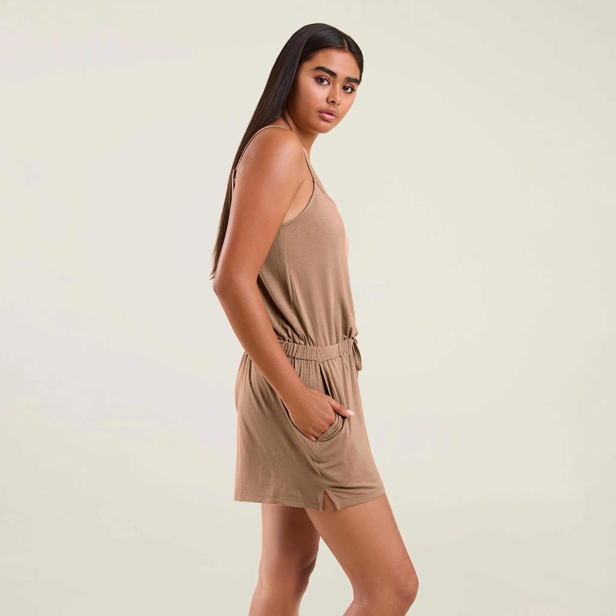 Sleep Romper | Cinnamon sold by nuuds product image thumbnail 3