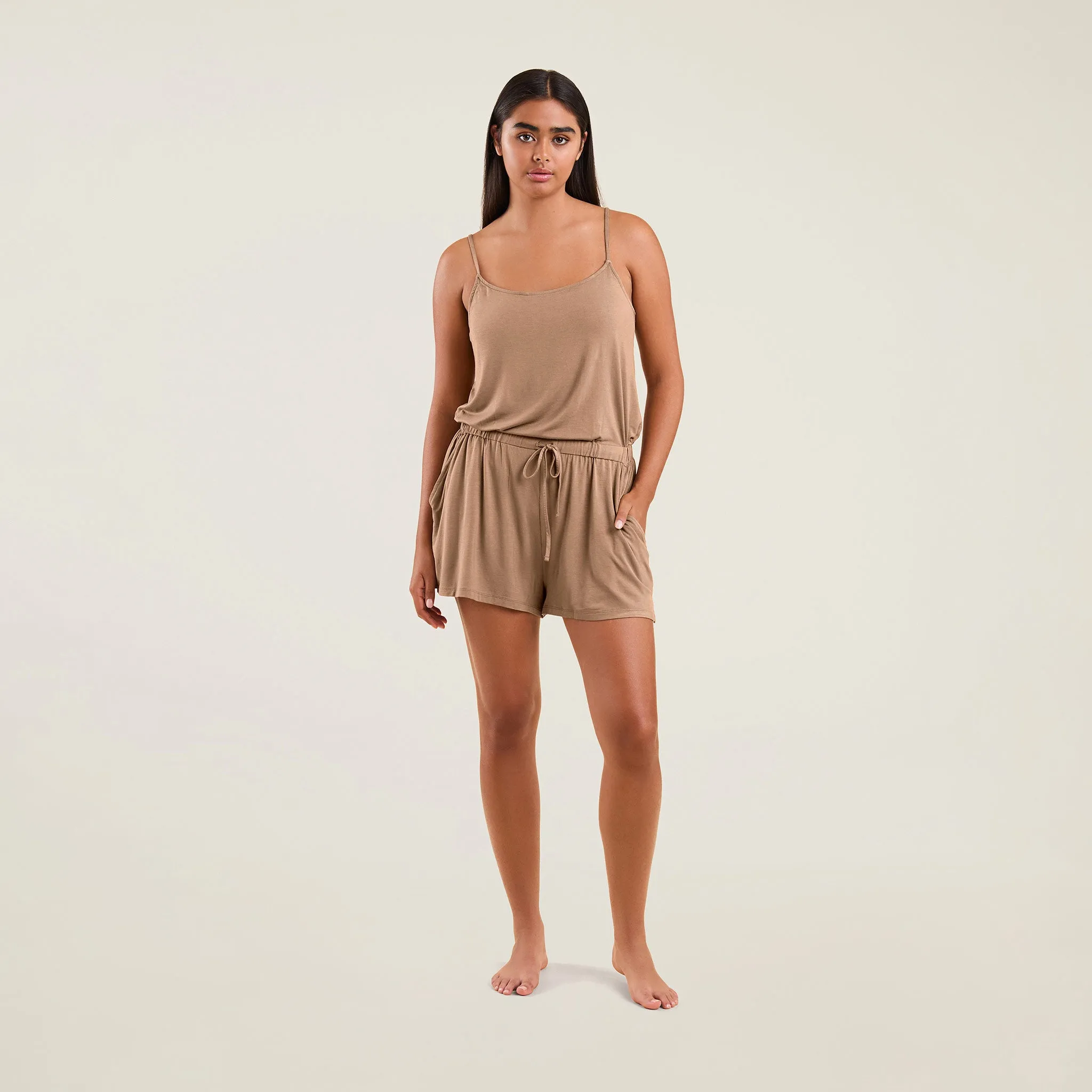 Sleep Romper | Cinnamon sold by nuuds product image thumbnail 2