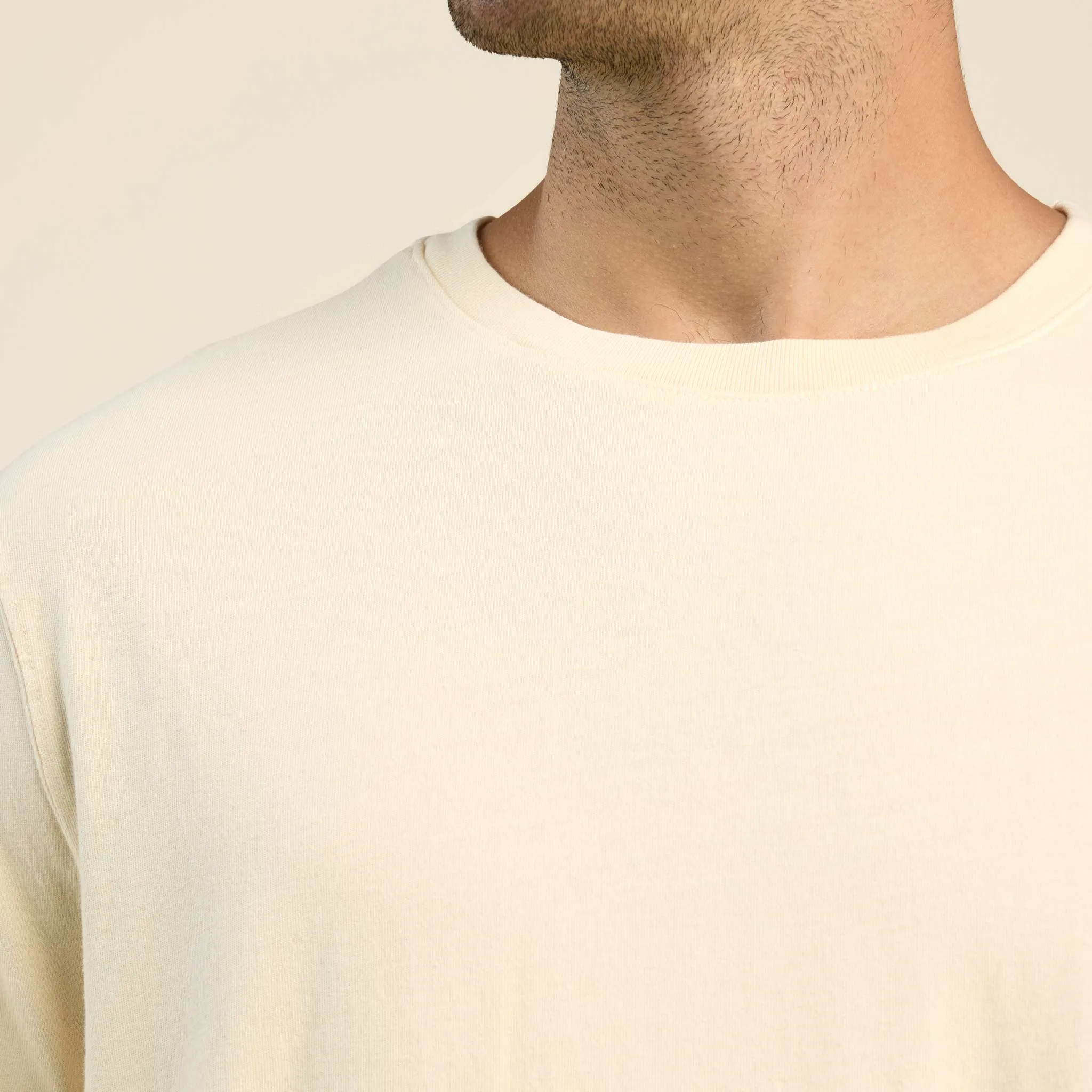 Boxy Tee | Bone sold by nuuds product image thumbnail 5