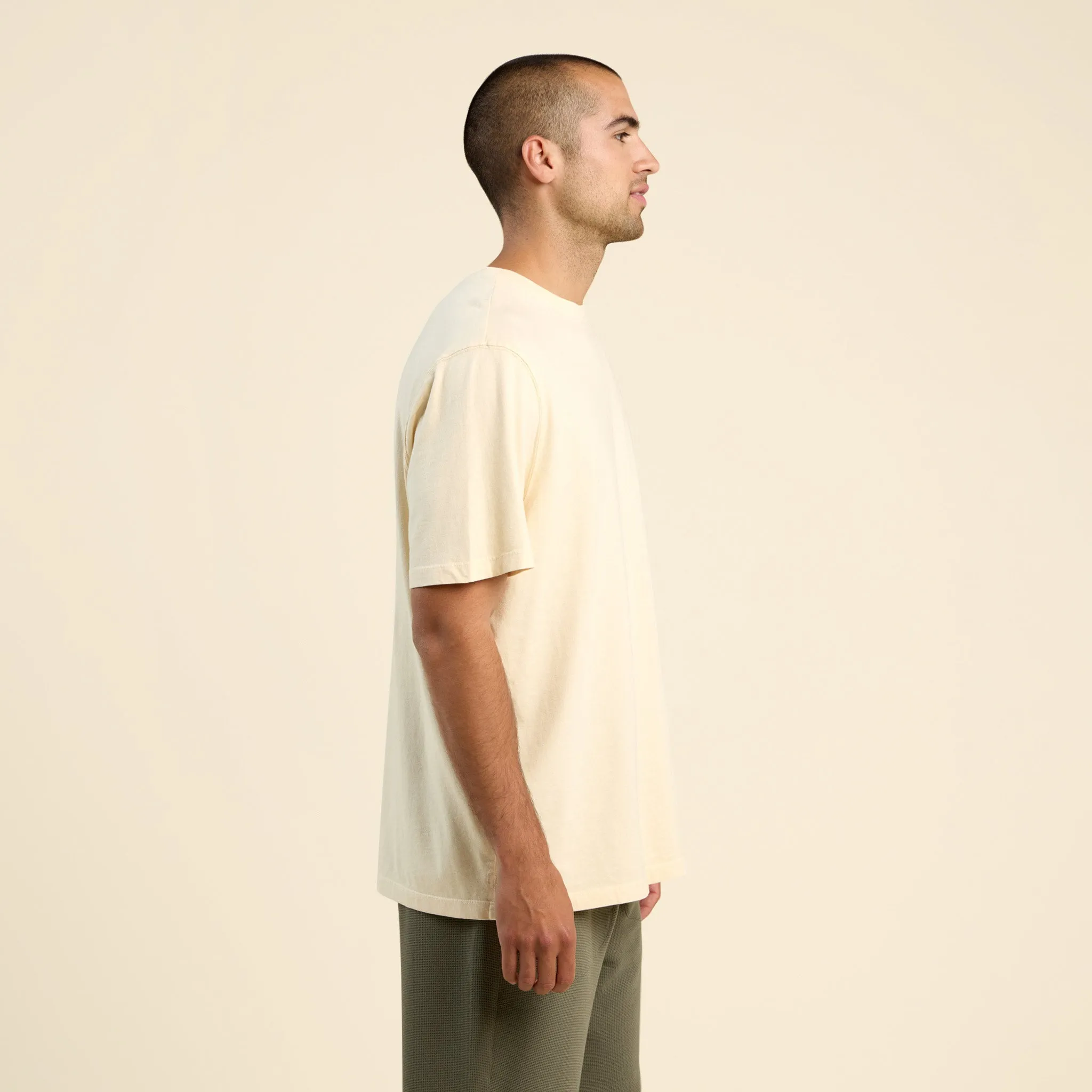 Boxy Tee | Bone sold by nuuds product image thumbnail 3