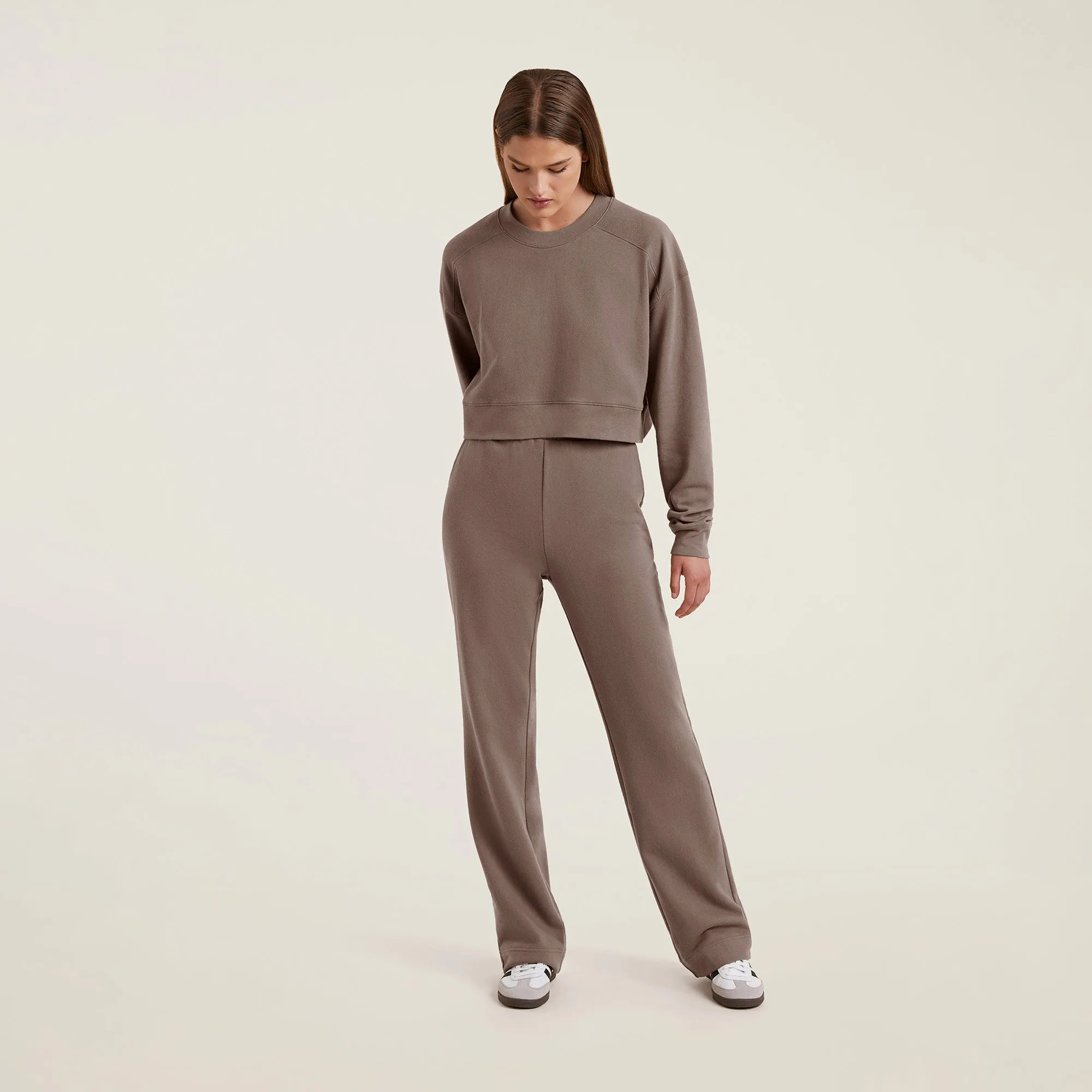 Wide Leg Sweatpant | Mocha sold by nuuds product image thumbnail 2