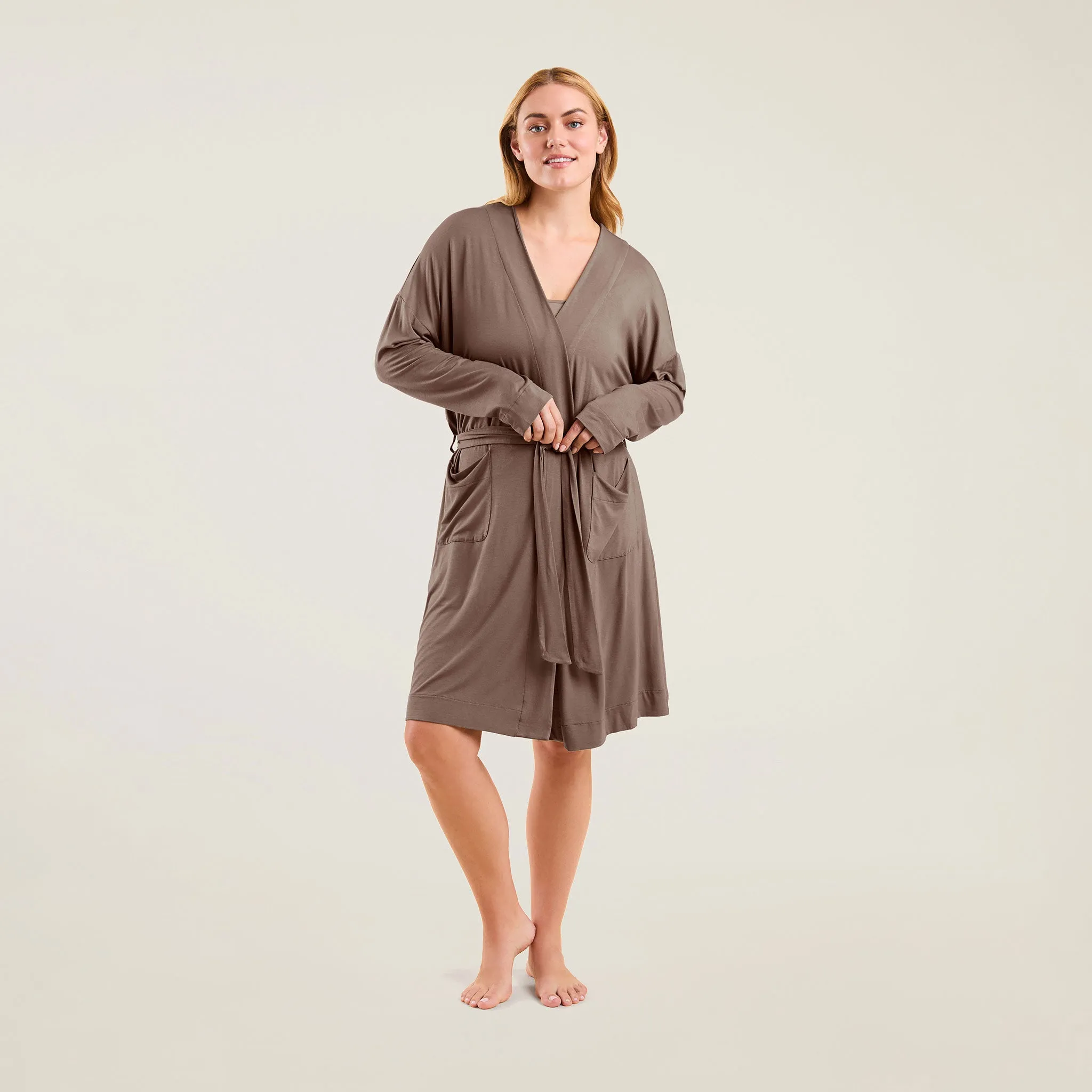 Lounge Robe | Mocha sold by nuuds product image thumbnail 2