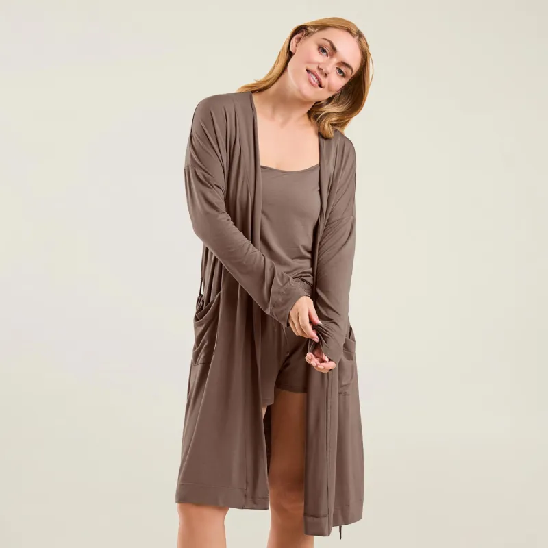Lounge Robe | Mocha sold by nuuds