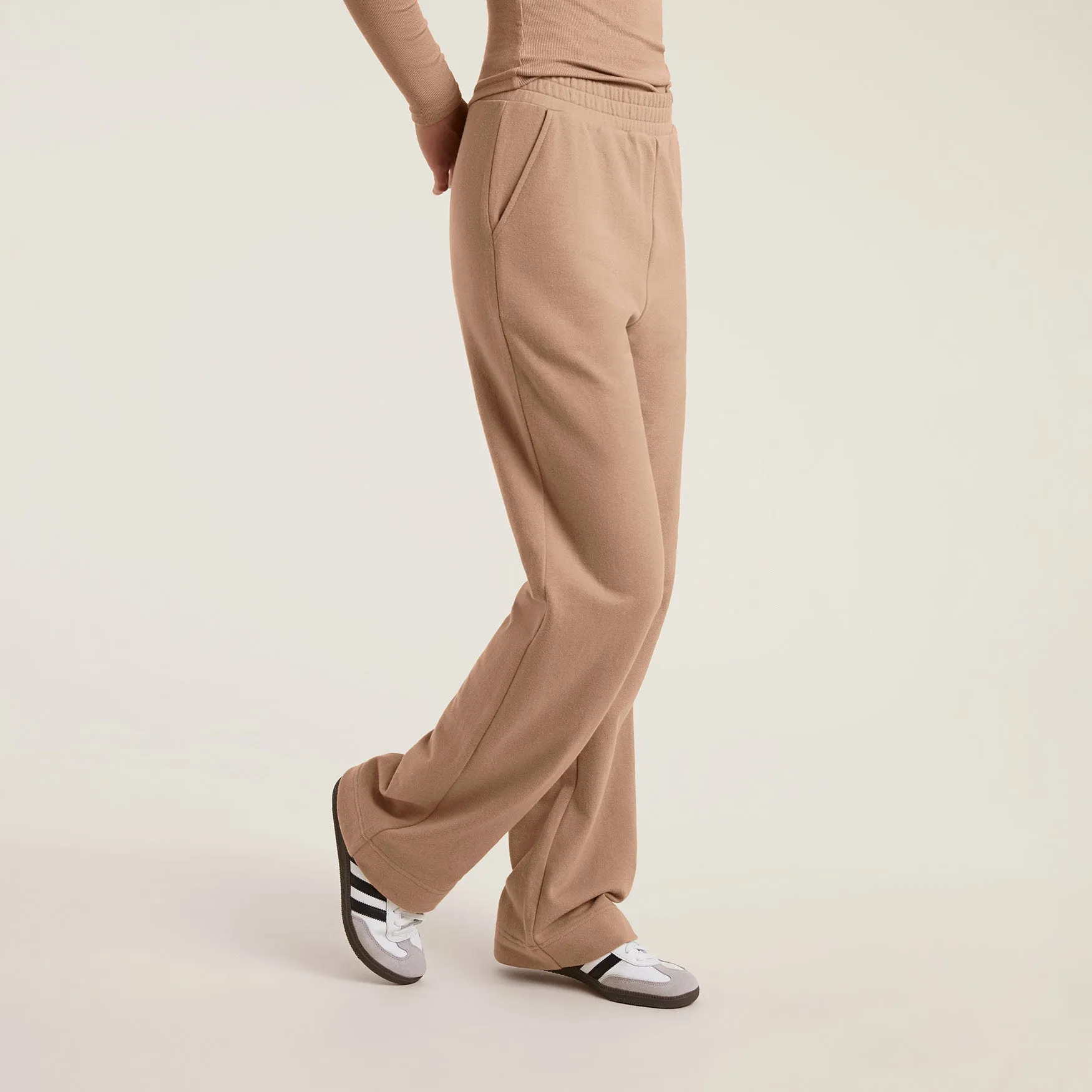 Wide Leg Sweatpant | Cinnamon sold by nuuds product image thumbnail 3