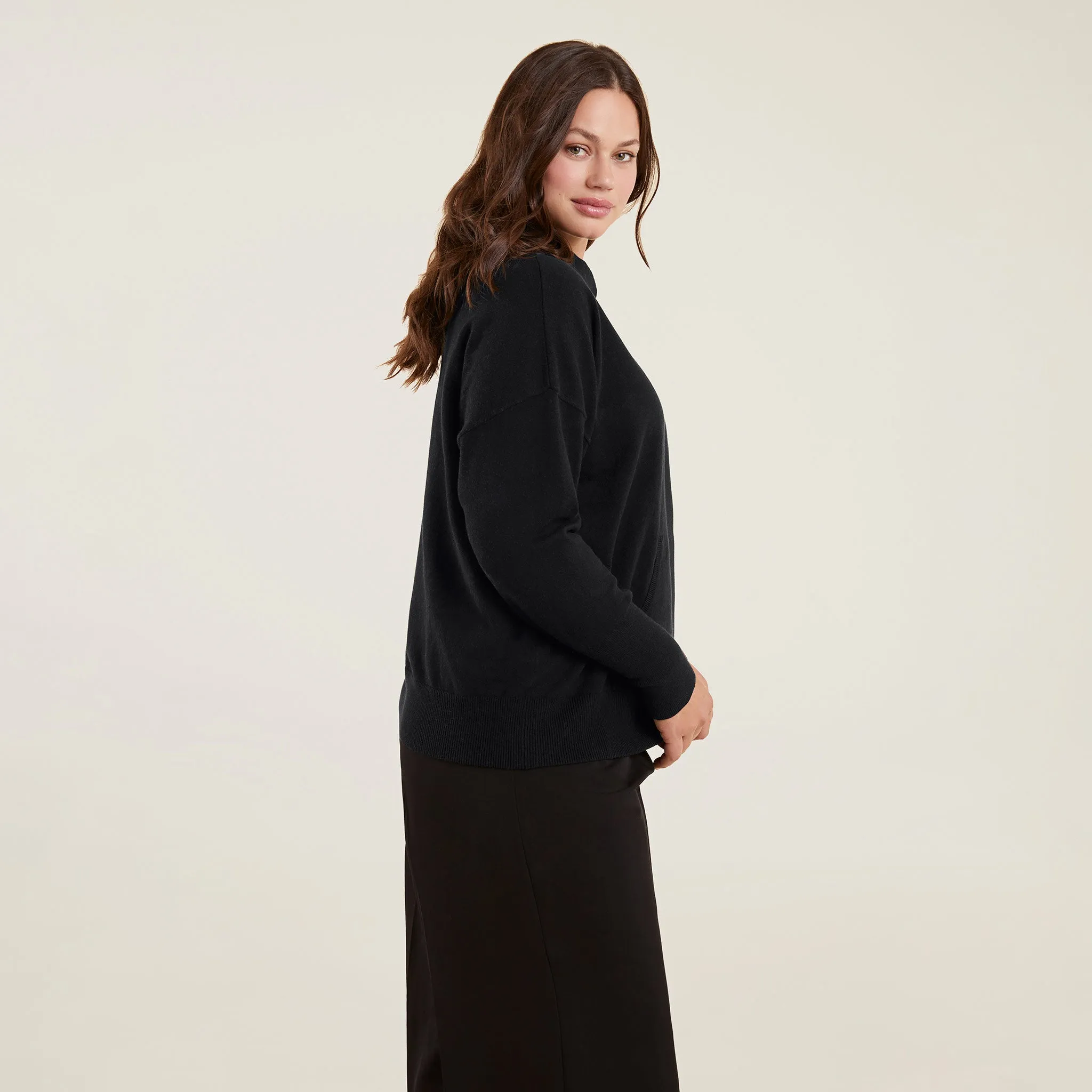 Luxe Knit Hoodie | Black sold by nuuds product image thumbnail 3