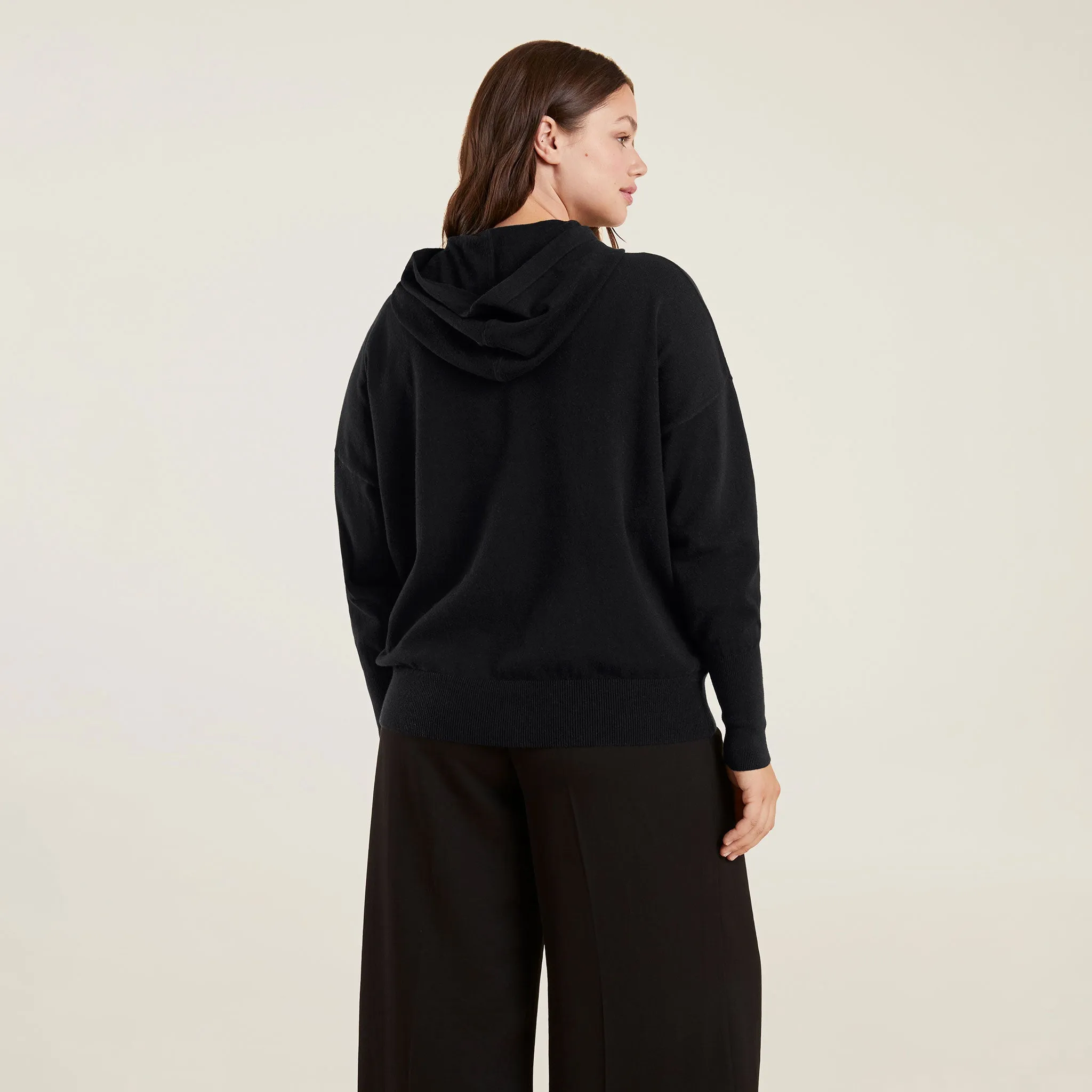 Luxe Knit Hoodie | Black sold by nuuds product image thumbnail 4