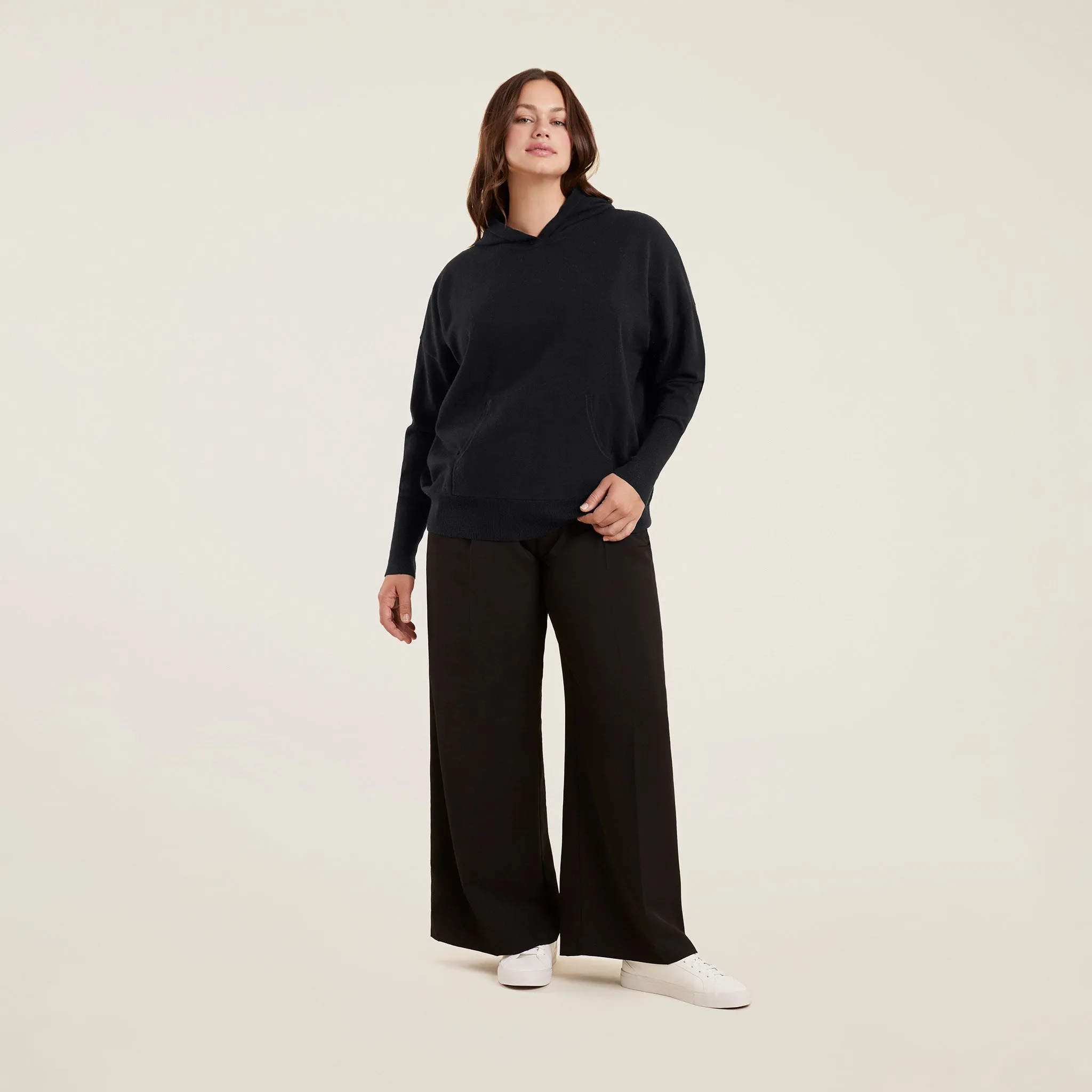 Luxe Knit Hoodie | Black sold by nuuds product image thumbnail 2