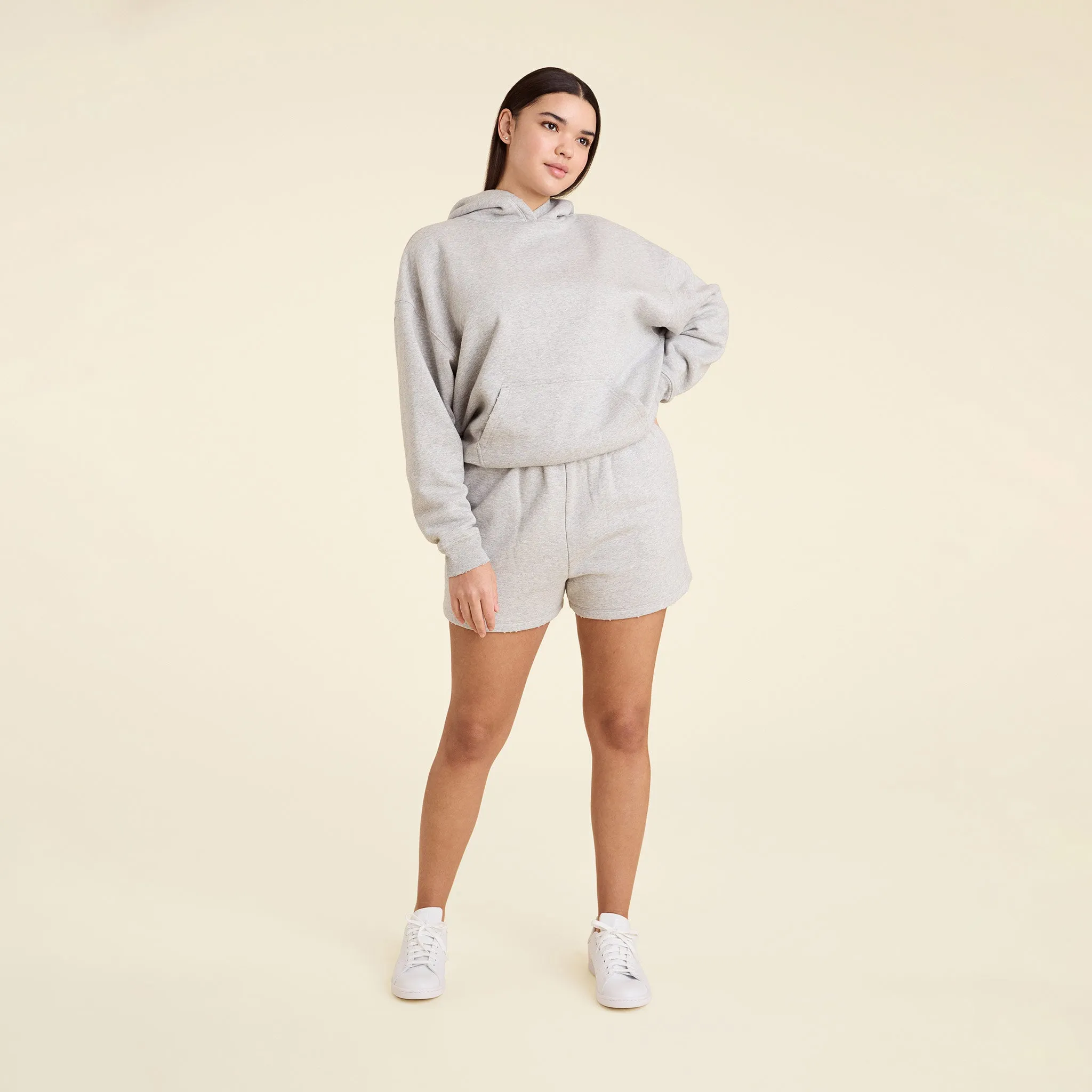 Vintage Fleece Hoodie | Heather Grey sold by nuuds product image thumbnail 2