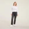 Slinky Rib Long Sleeve Shirt | White sold by nuuds