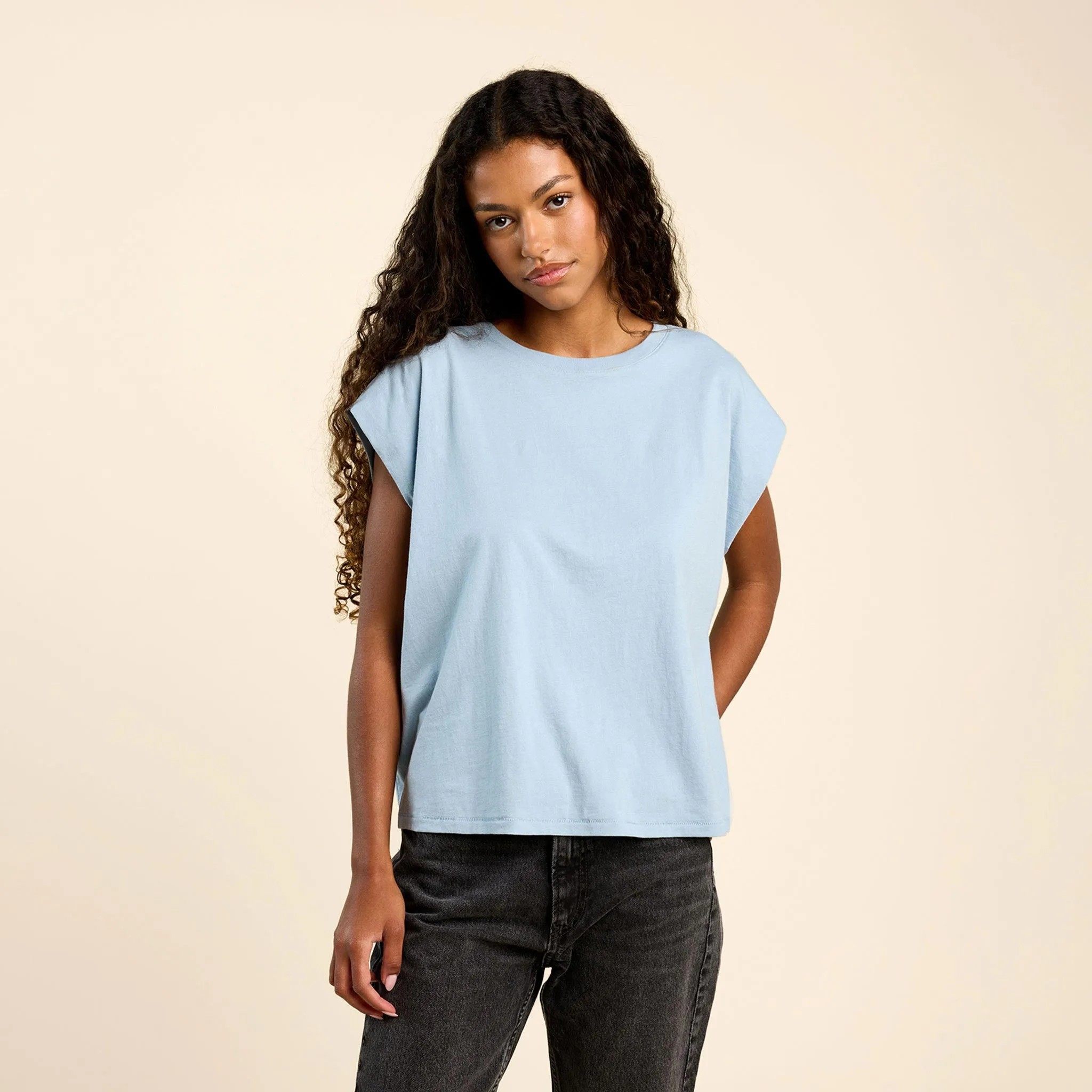 Muscle Tee | Mist sold by nuuds