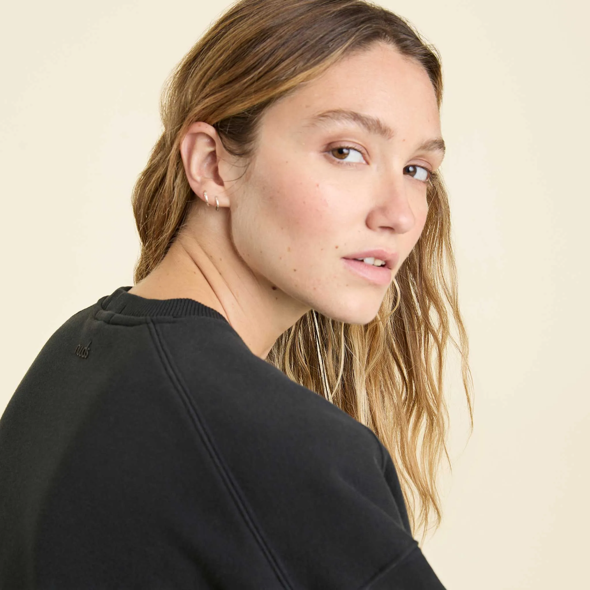 Classic Crewneck Sweatshirt | Black sold by nuuds product image thumbnail 5